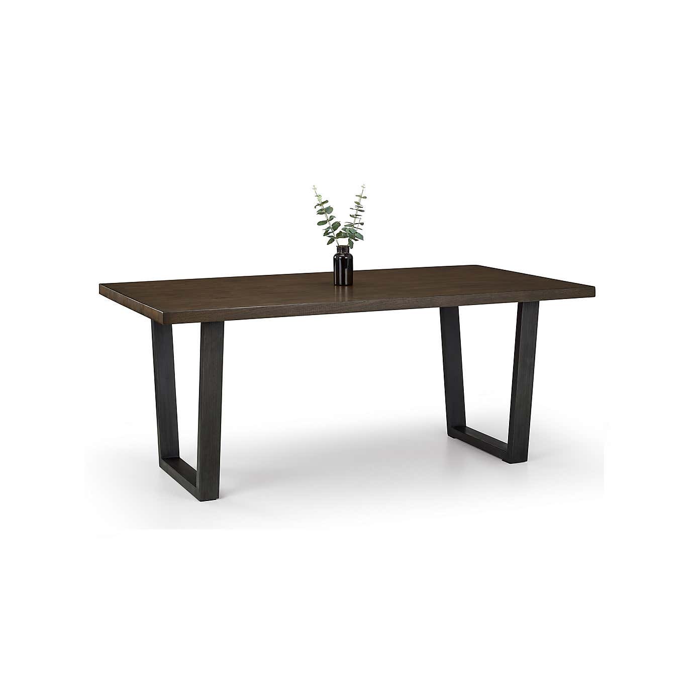 Brooklyn Rectangular Dining Table Dark Oak