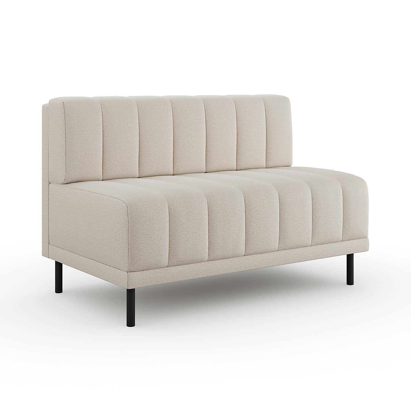 Amali Long Dining Bench, Textured Weave