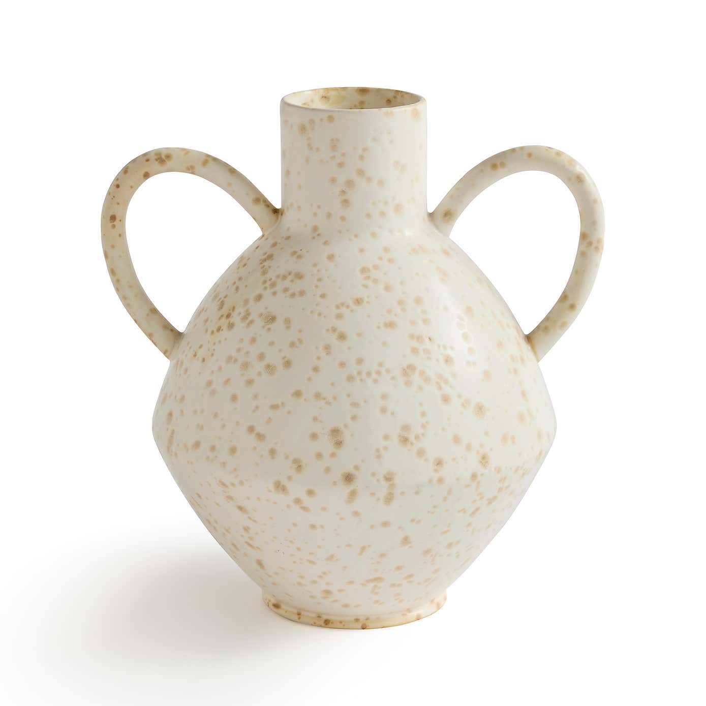 Reactive Glaze Vase with Handles