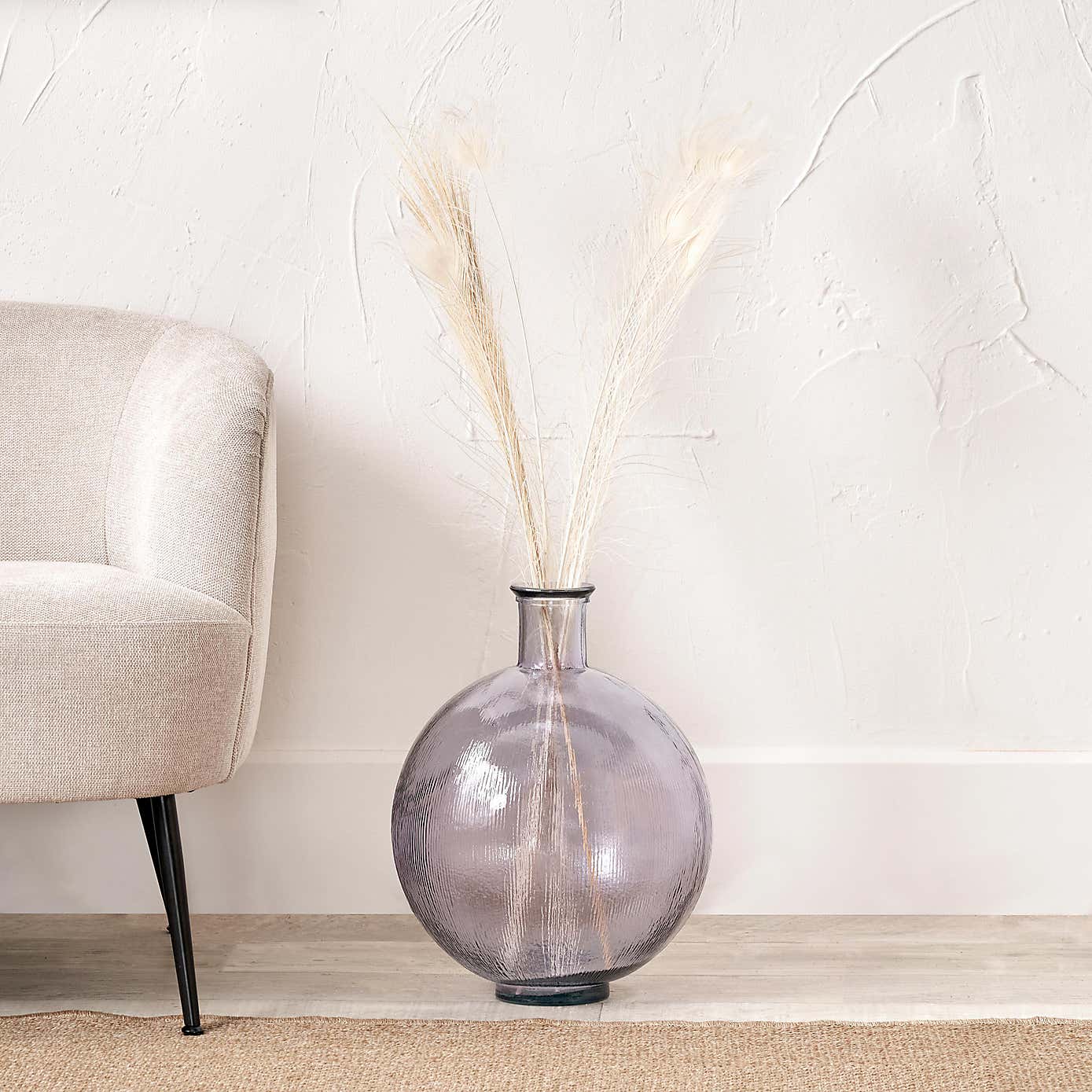 Round Bottle Glass Vase