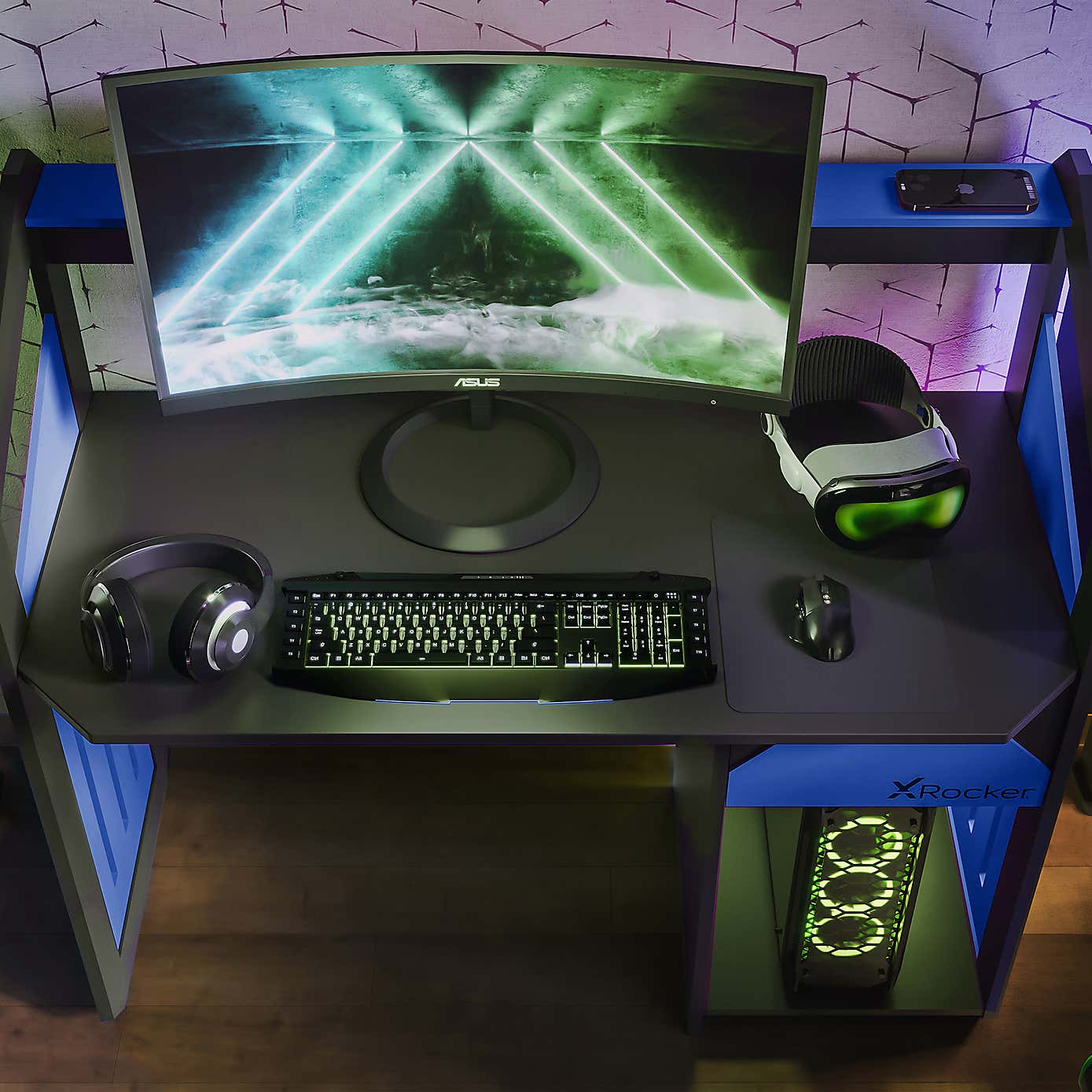 X Rocker Battalion Gaming Desk