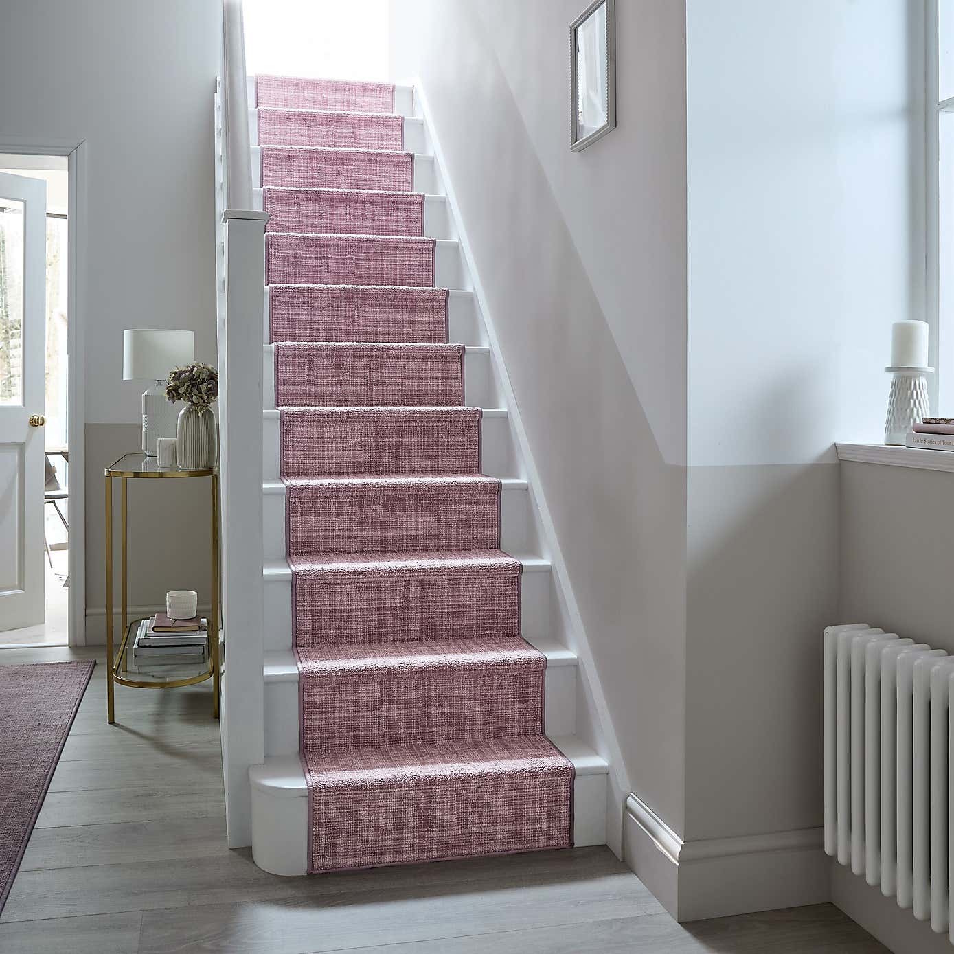 Clifton Boucle Washable Stair Runner