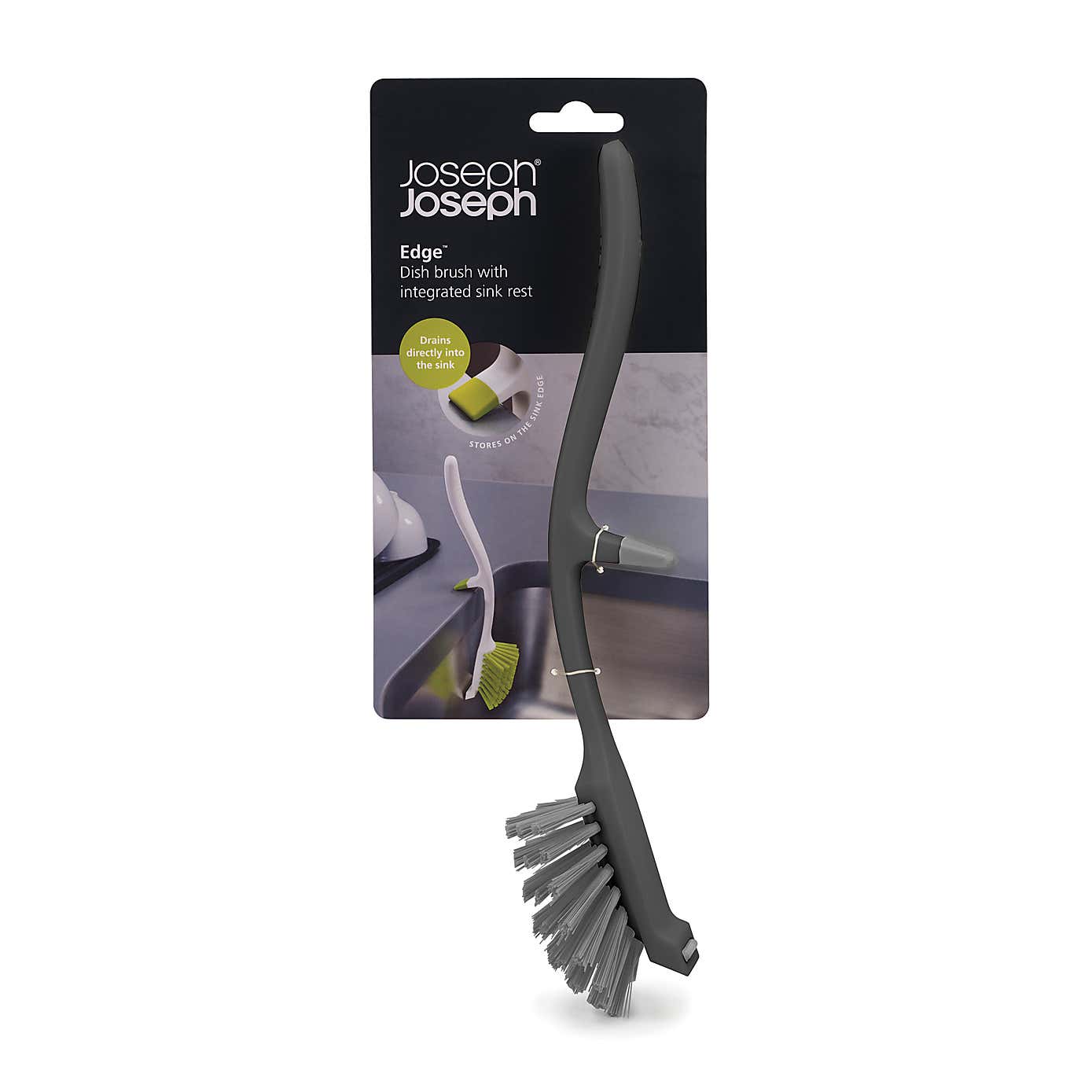 Joseph Joseph Grey Edge Dish Brush