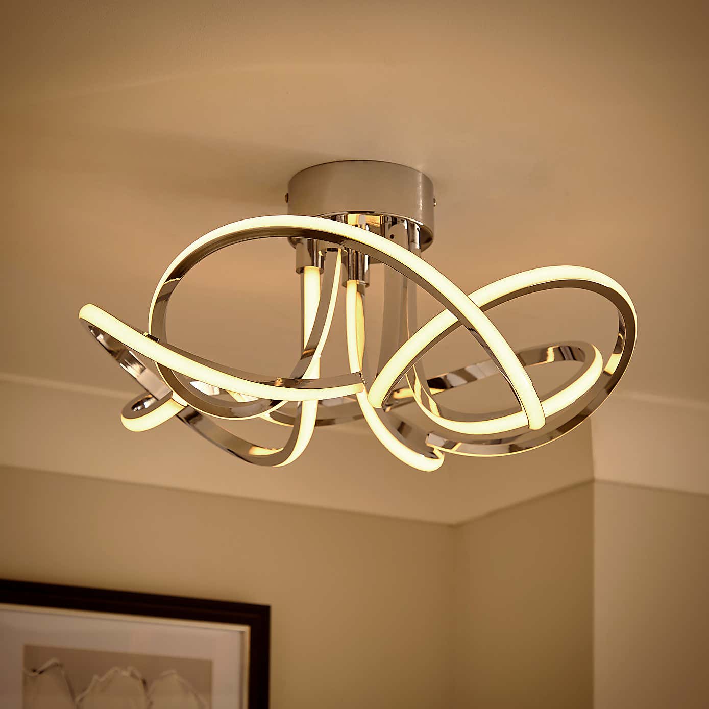 Margot Semi Flush LED Ceiling Light