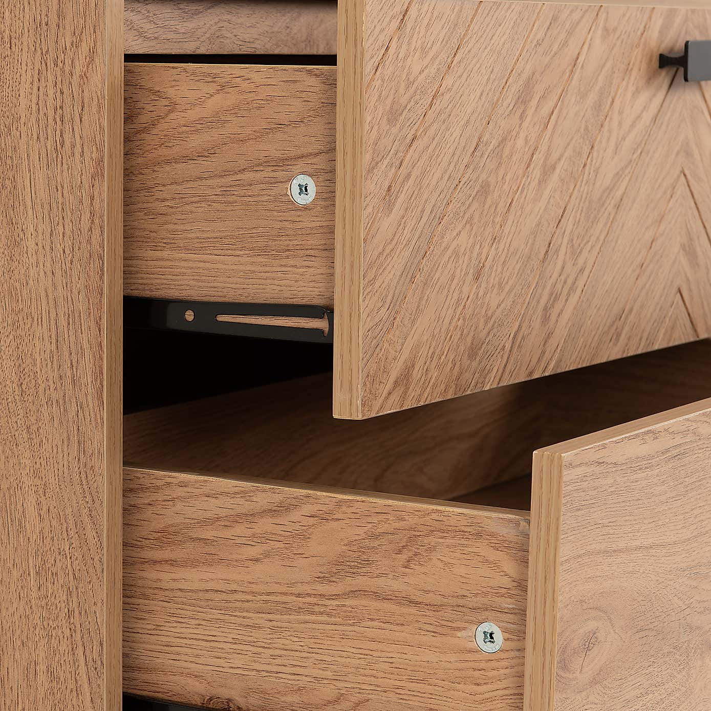 Barker 3 Drawer Chest, Oak Effect