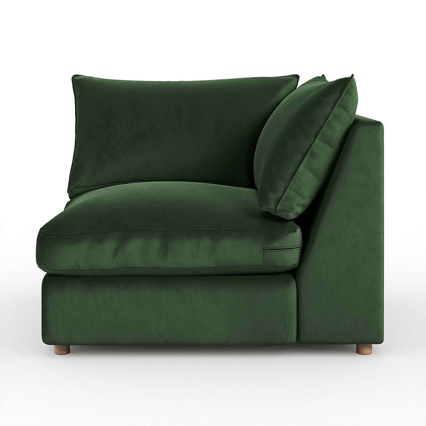 Full Circle Austin Cosy Velvet Modular Corner Piece