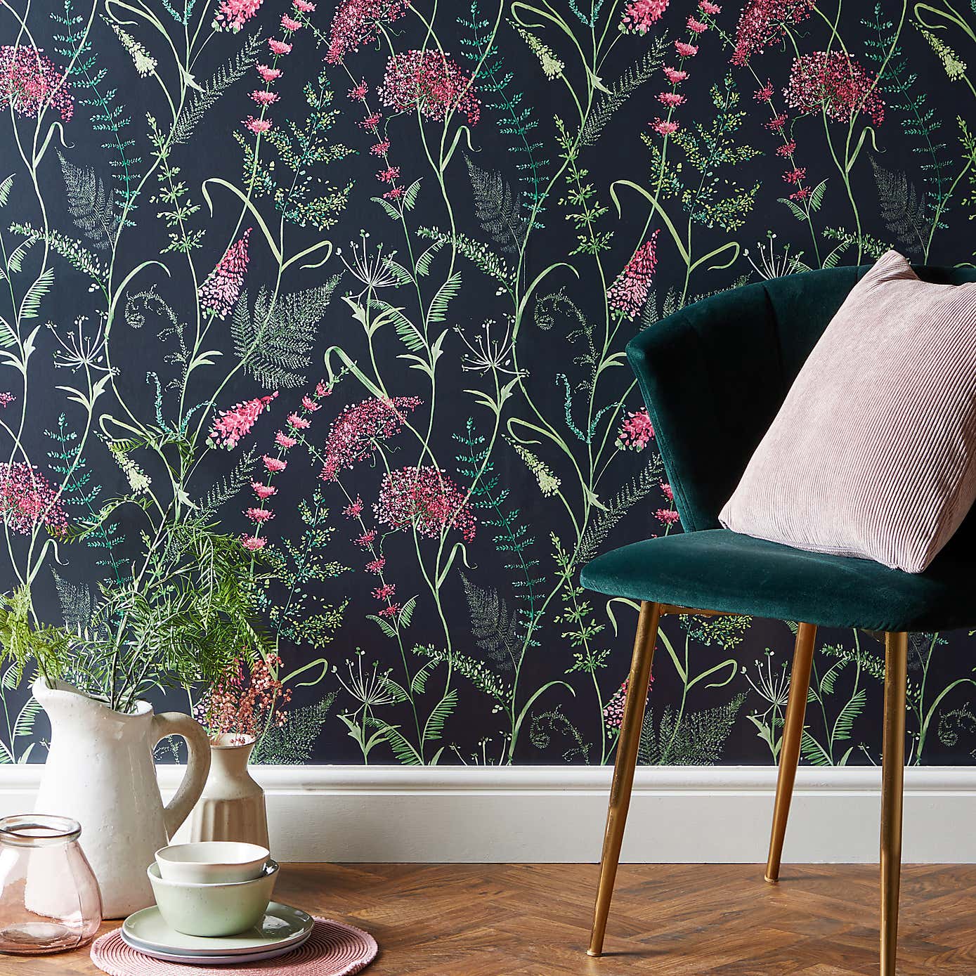 Dorma Winter Garden Wallpaper