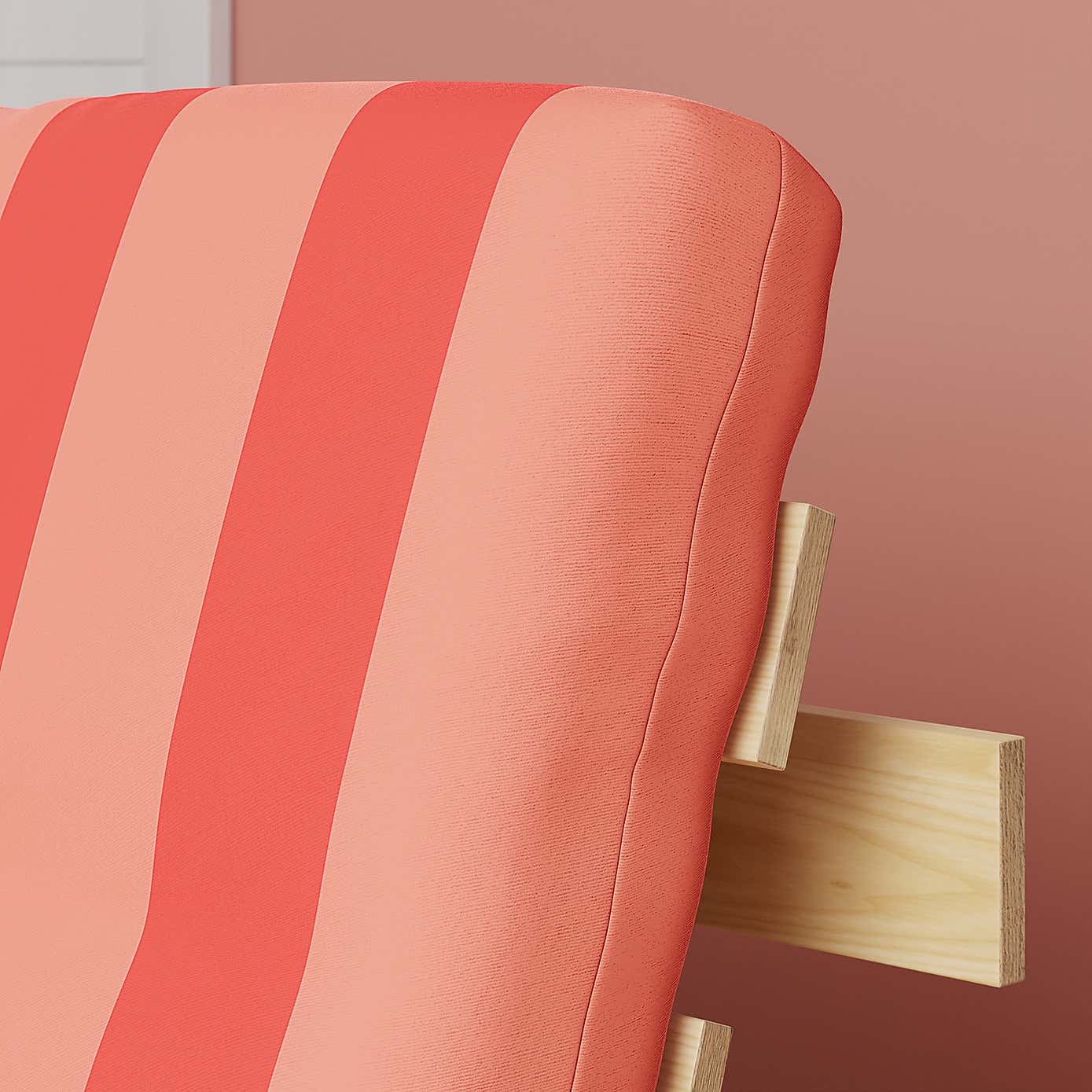 Mito Double Futon Stripe Pink