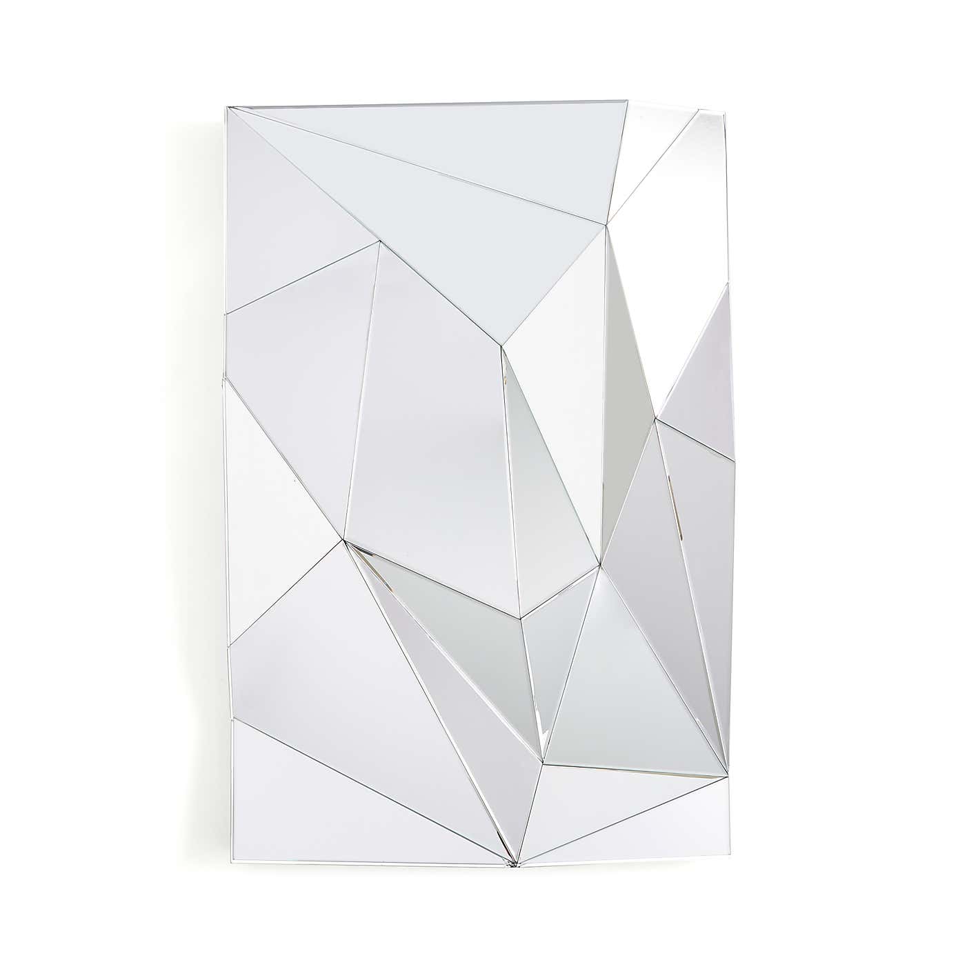 Chelsea Rectangle 3D Geometric Wall Mirror
