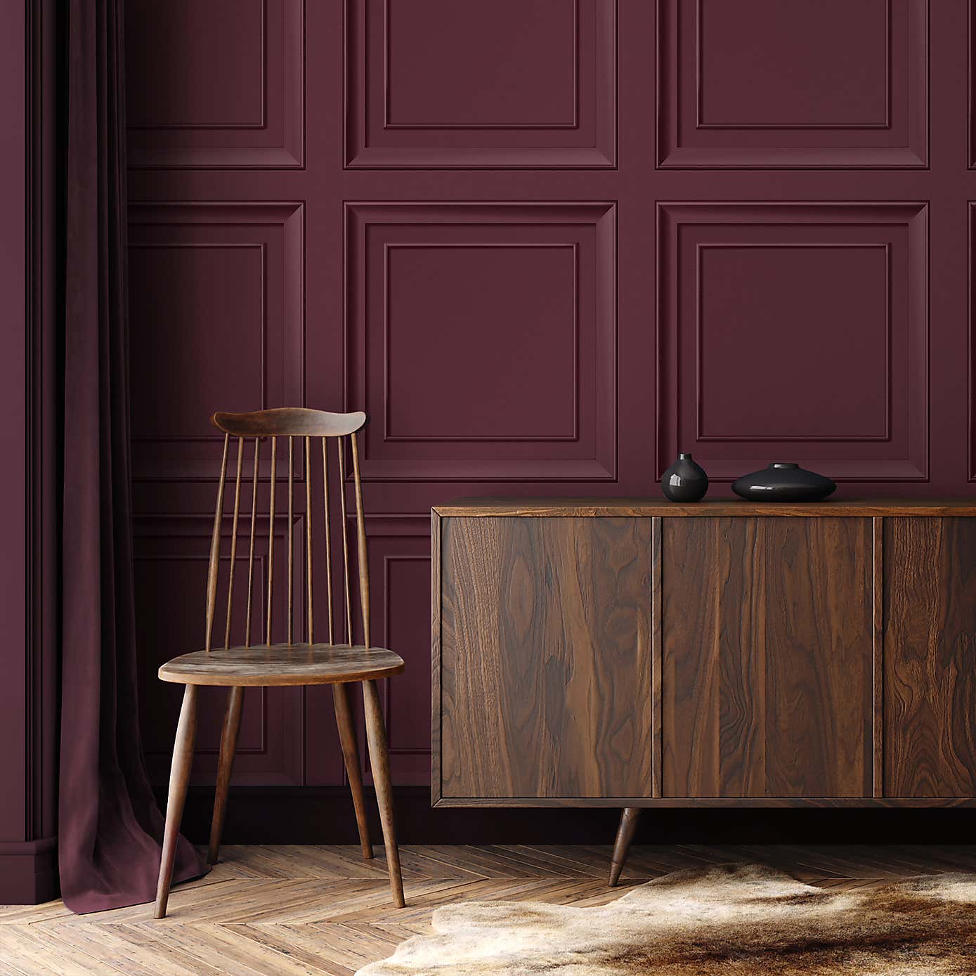 Square Panel Wallpaper