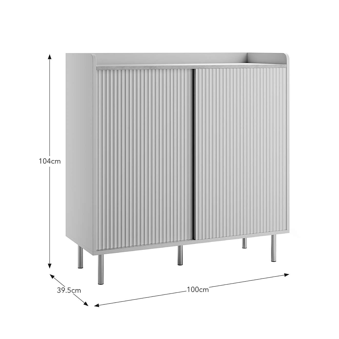 Georgi Small Sideboard Black