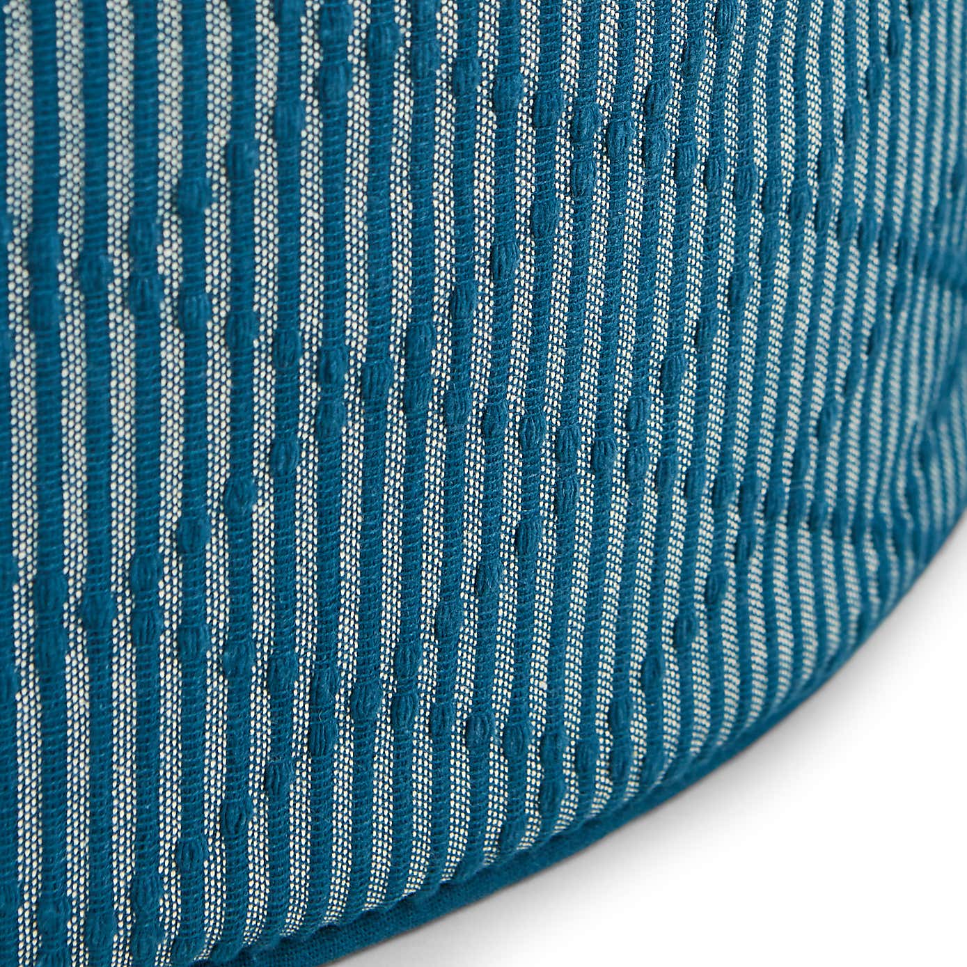 Tufted Diamond Pouffe Navy