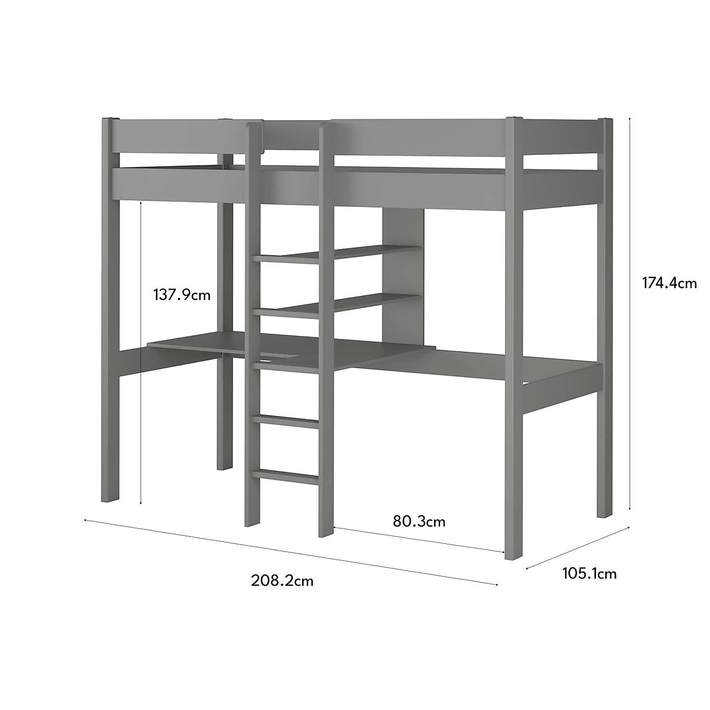 Stompa Uno Highsleeper, Pine