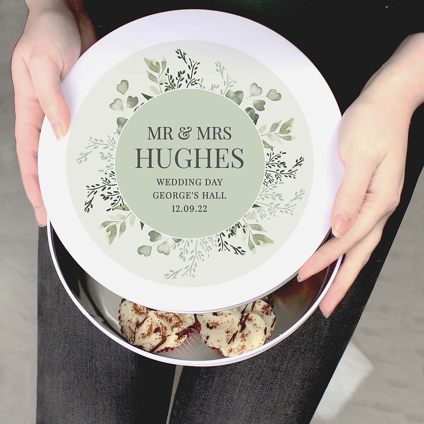 Personalised Botanical Cake Tin