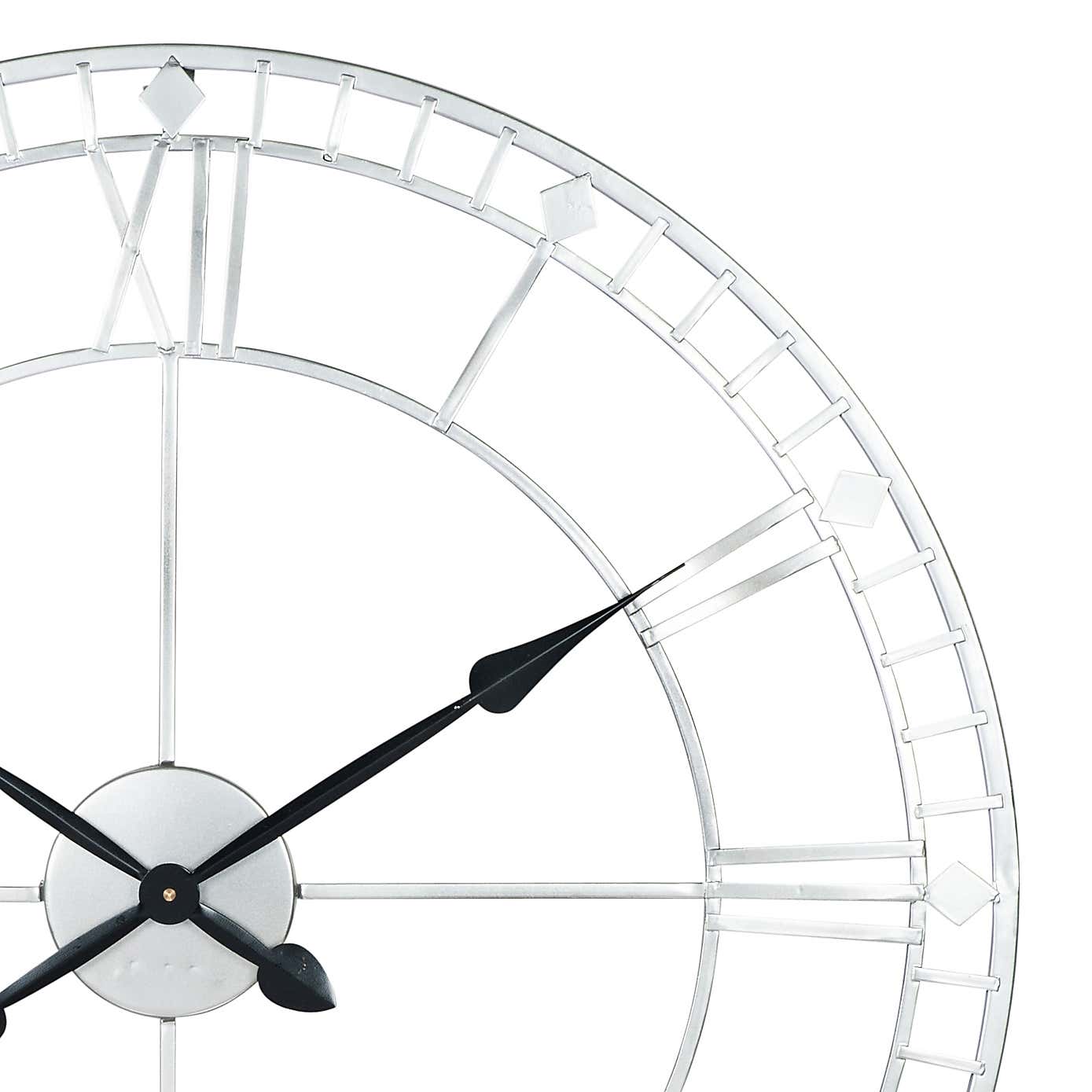 Antique Metal Skeleton Wall Clock