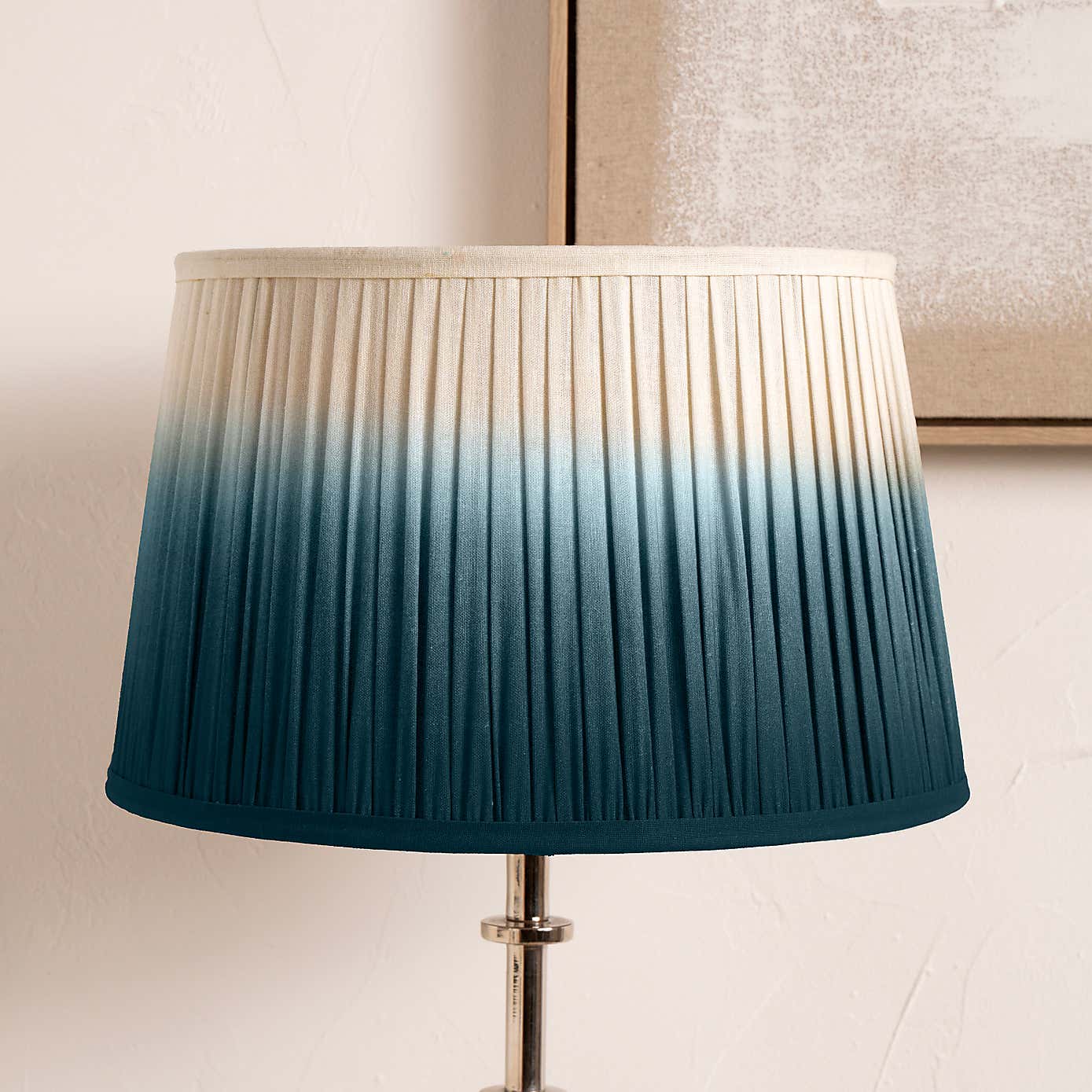 Scallop Ombre Soft Pleated Tapered Shade