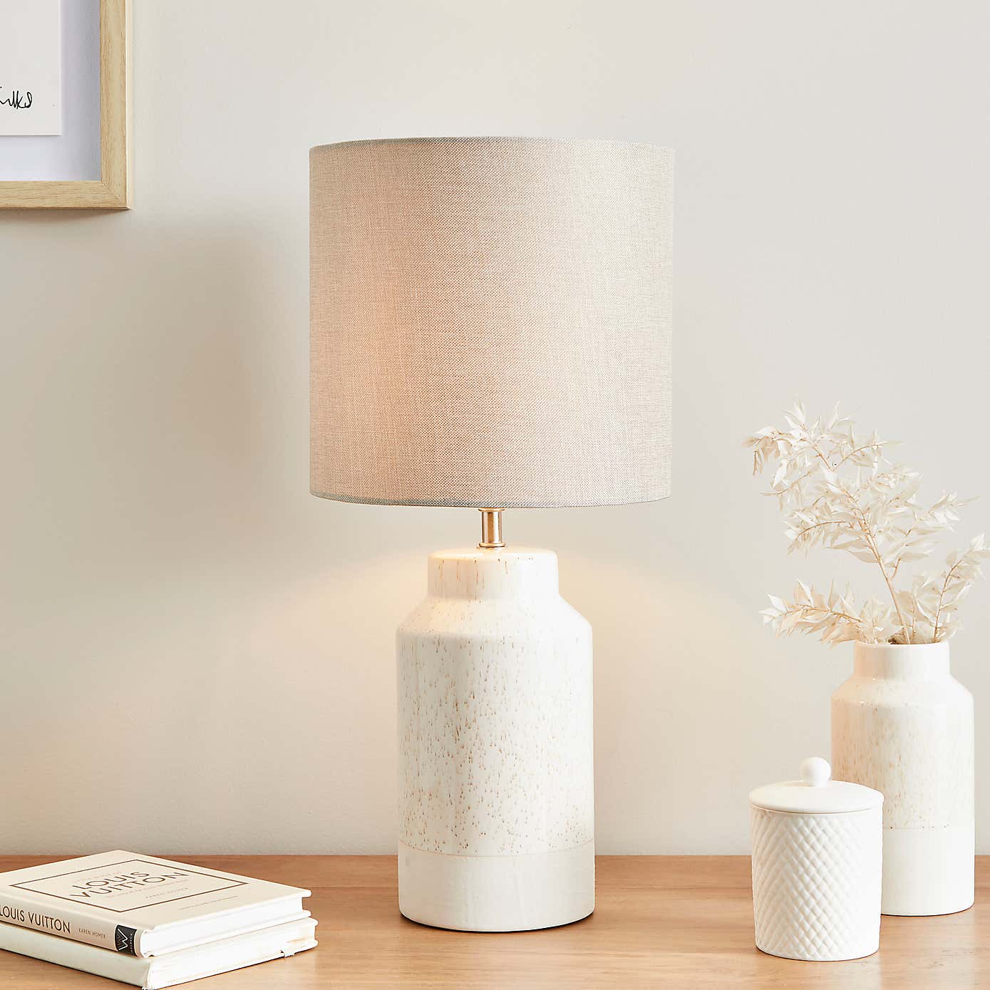 Dorma Purity Ceramic Table Lamp