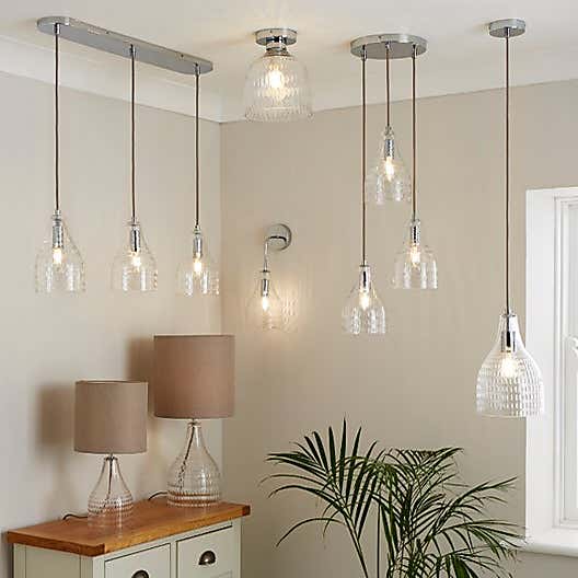 Hannam Recycled Glass Bottle Lamp, Large