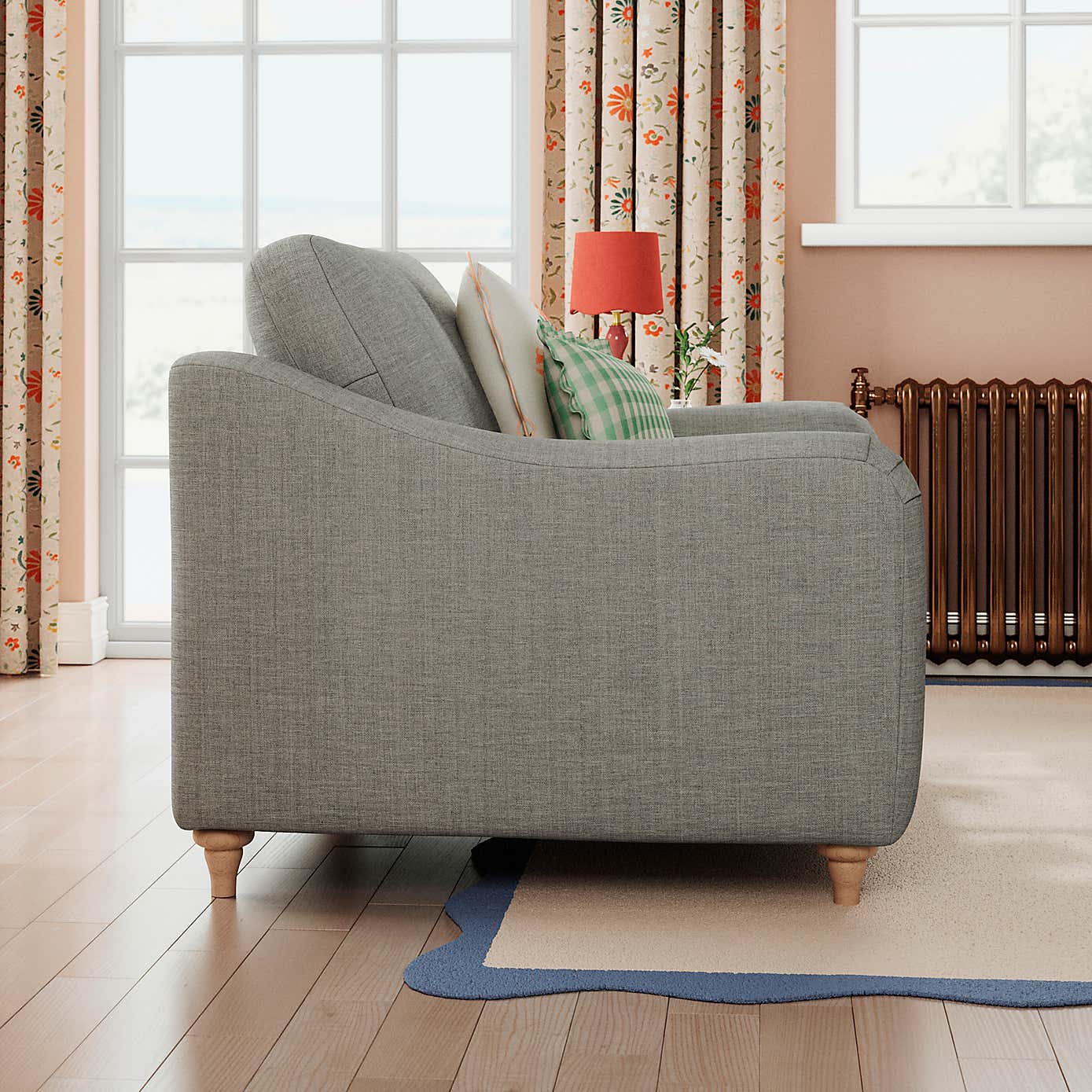 Slub Faux Linen Fabric Sample