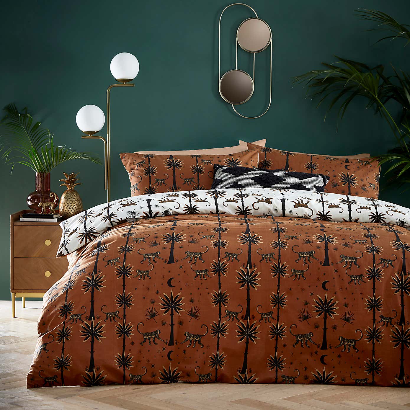 furn. Desert Monkey Duvet Cover & Pillowcase Set