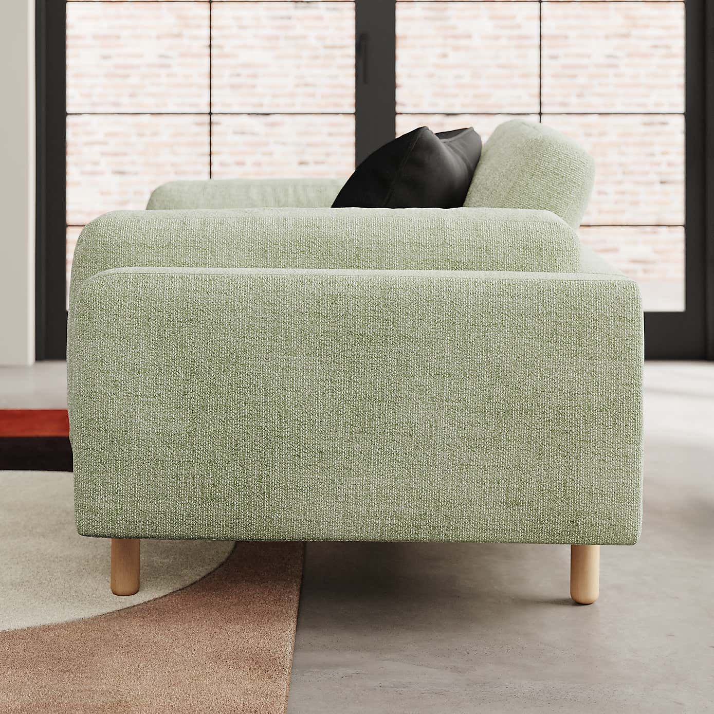 Newton Chunky Tonal Weave Snuggle Chair