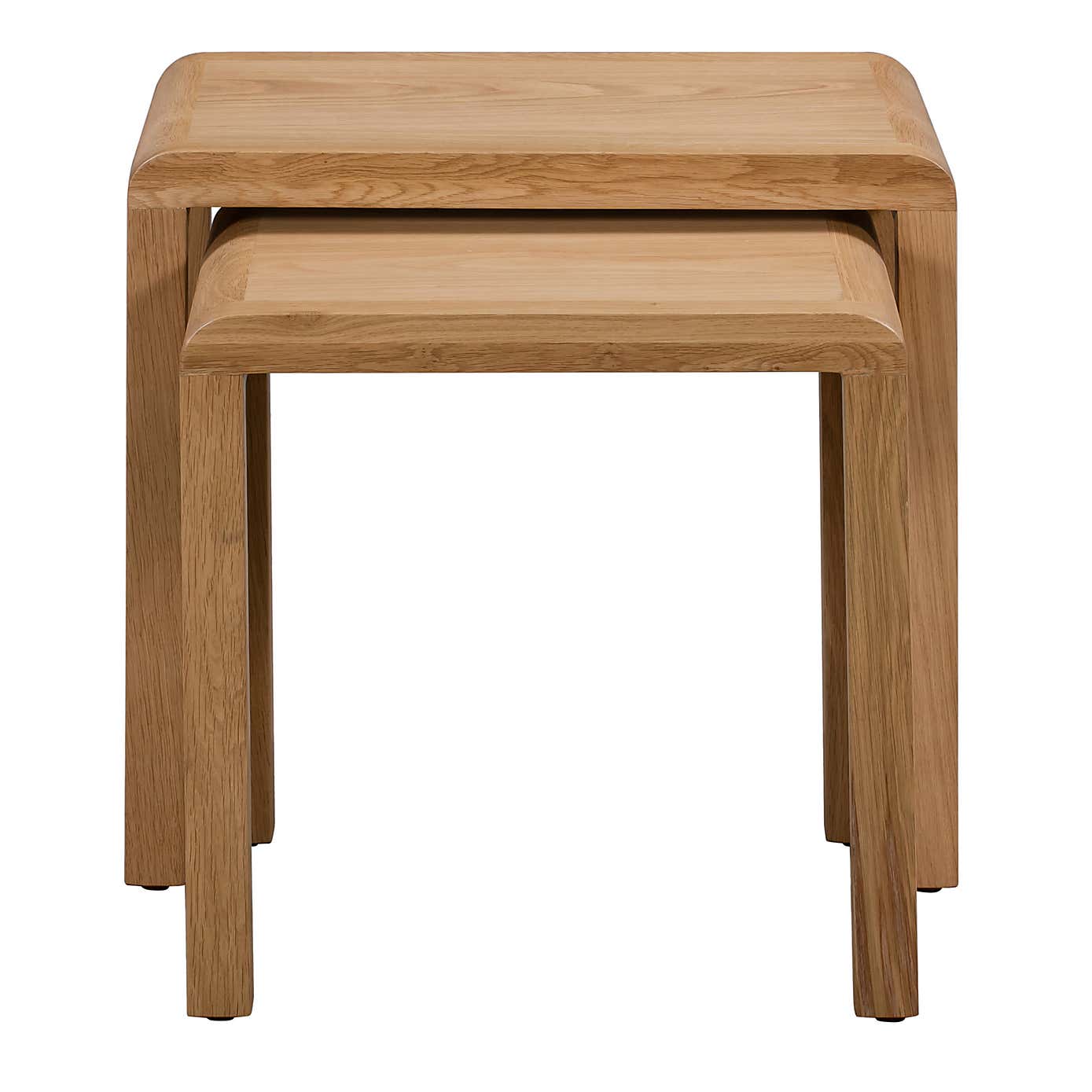 Curve Oak Nest Of Tables