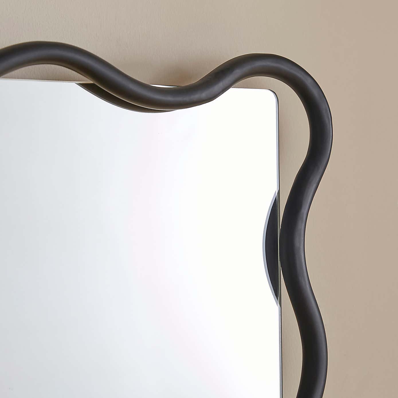 Wiggle Rectangle Full Length Wall Mirror