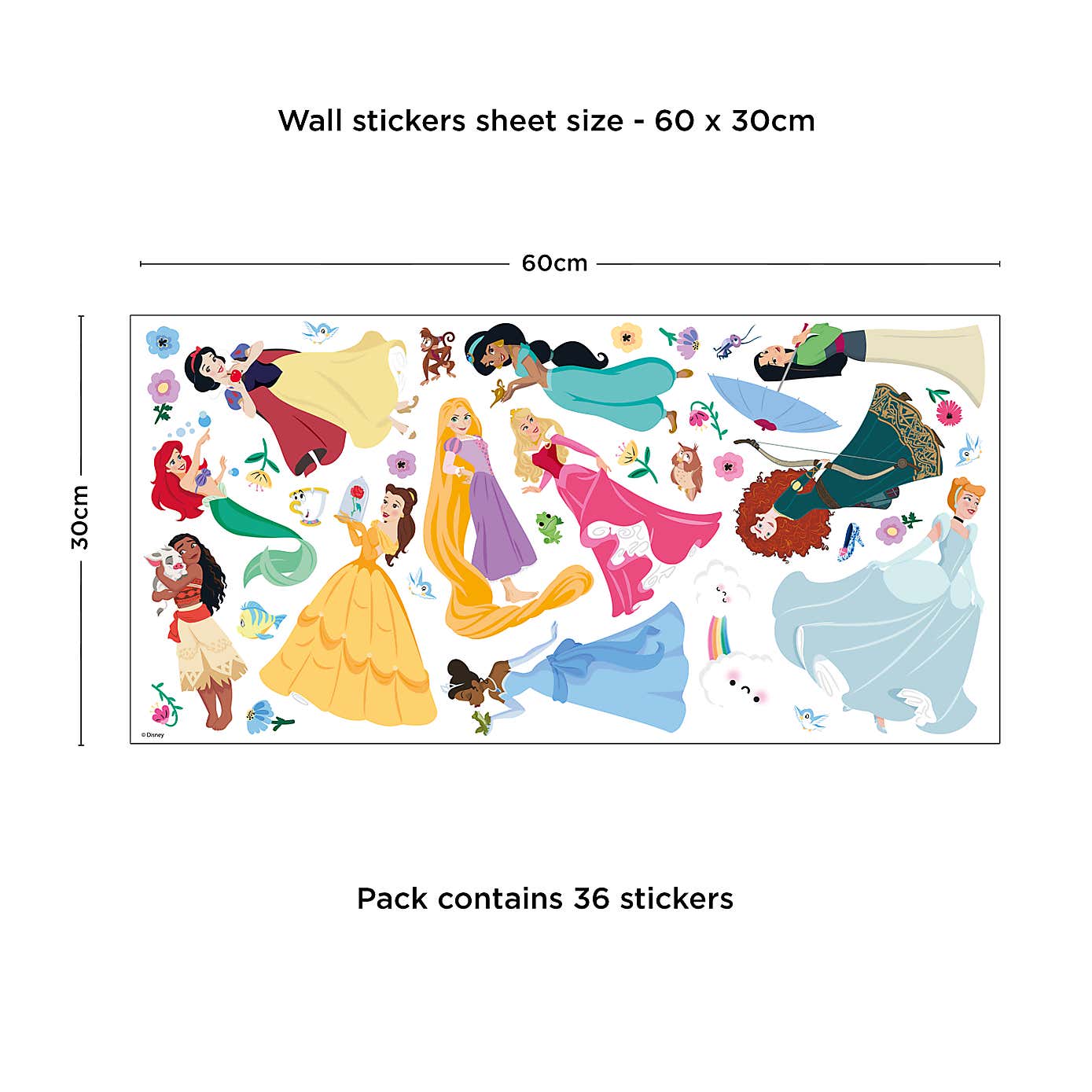 Disney Princess Magical Wall Stickers