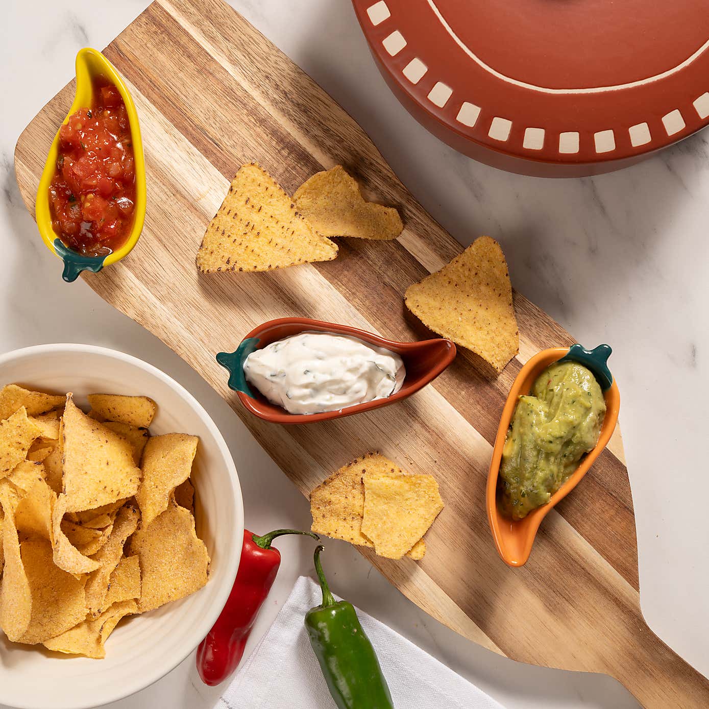 Chilli Shaped Dip Bowl