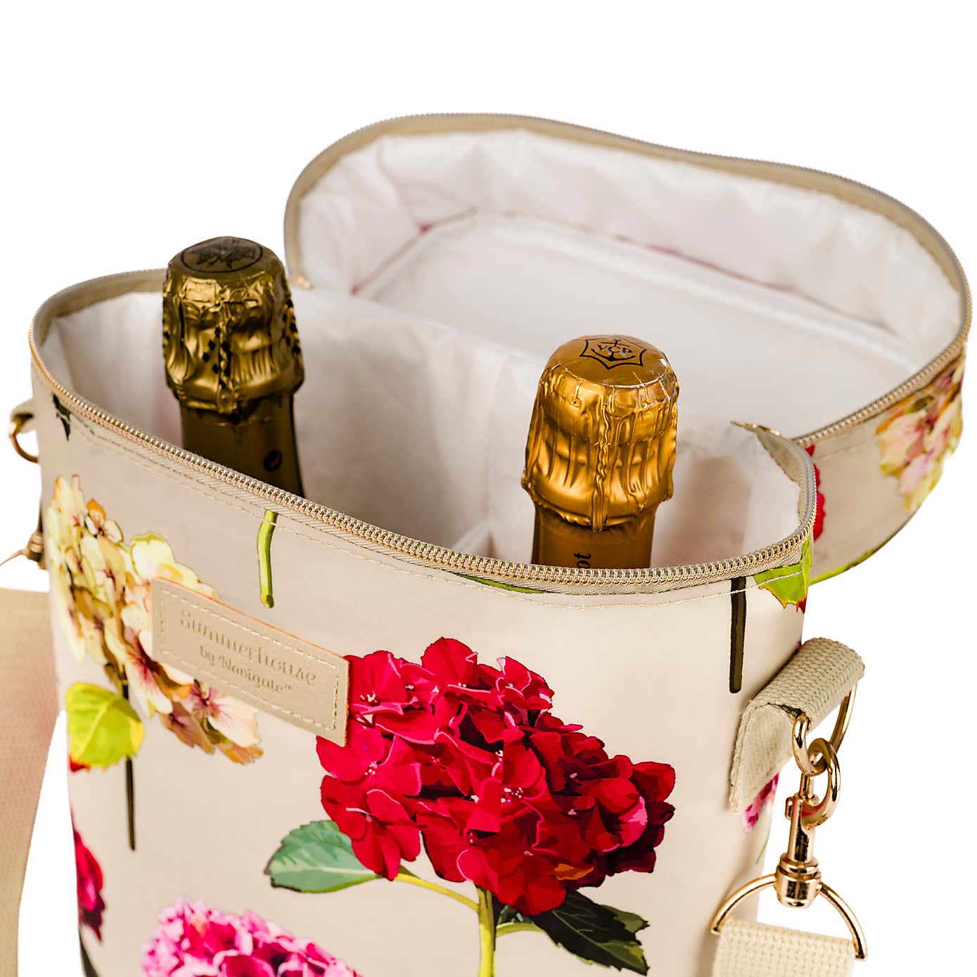 Navigate Sarah Kelleher Floral Dual Bottle Cool Bag