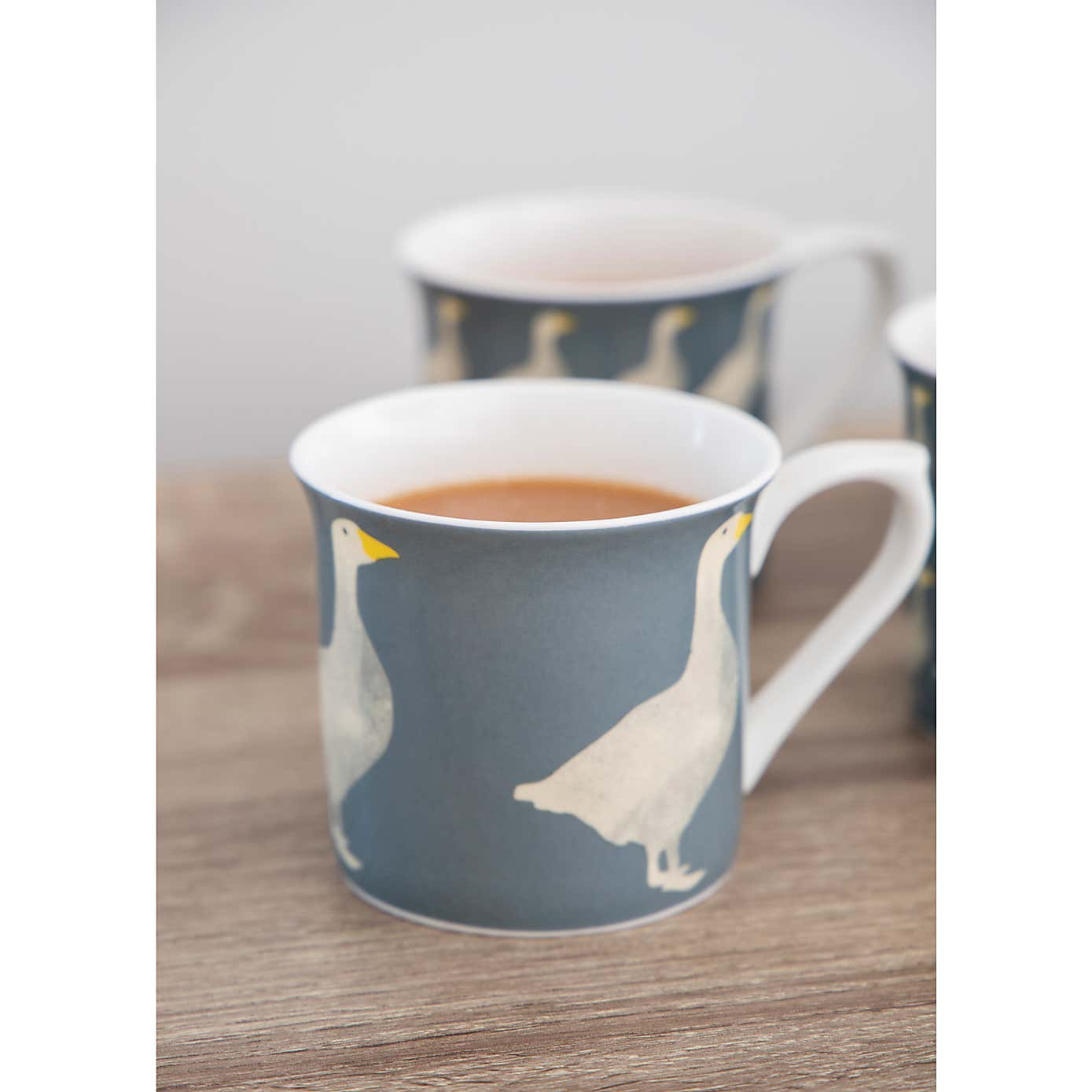 Kitchencraft Set of 4 Goose Green Stoneware Mugs