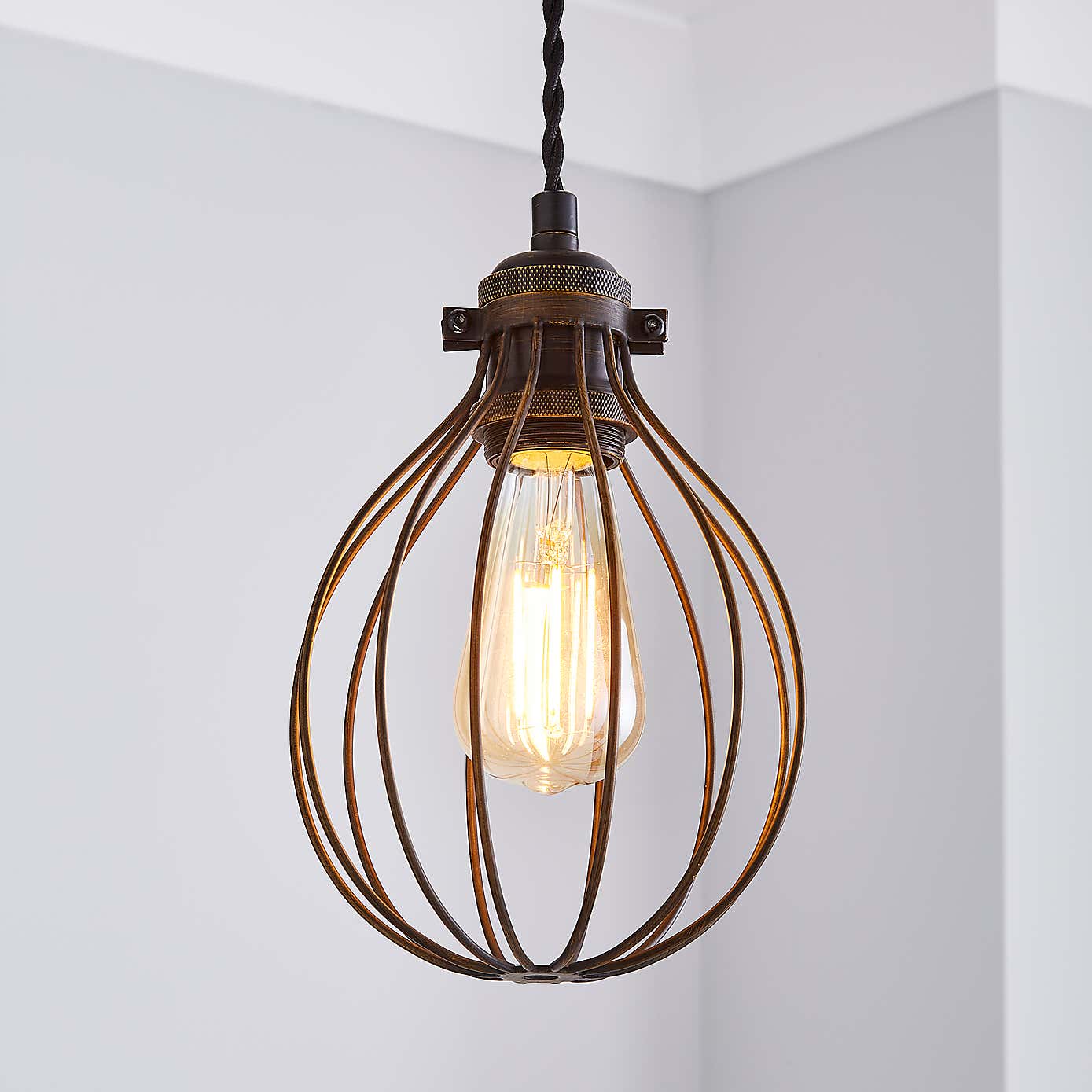 Charlie Industrial Bulb Cage