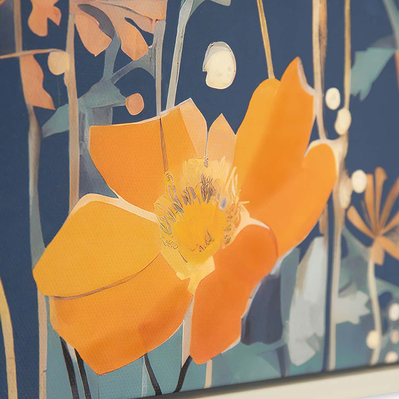 Cedar & Sage Modern Melody Framed Canvas