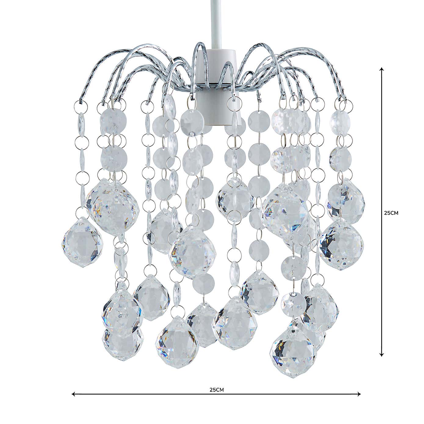 Amie Jewel Easy Fit Pendant Shade