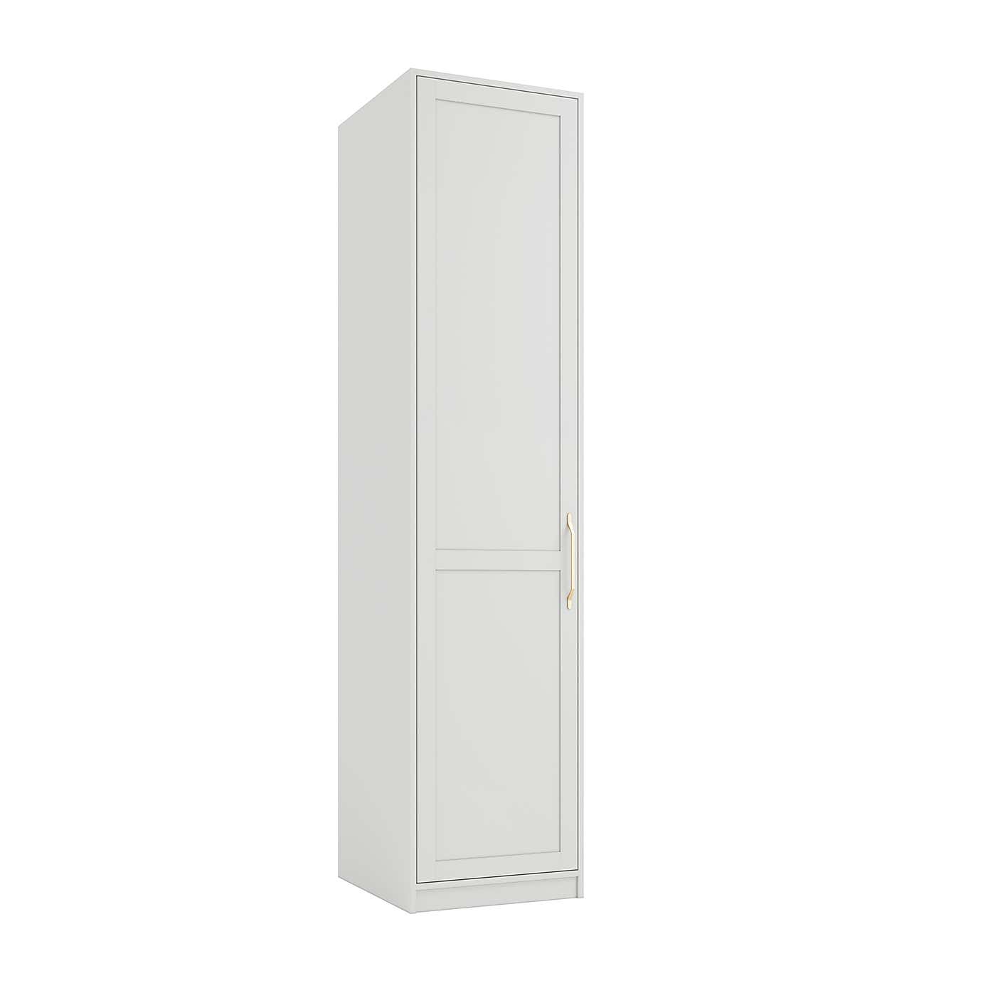 Austen Single Wardrobe, White
