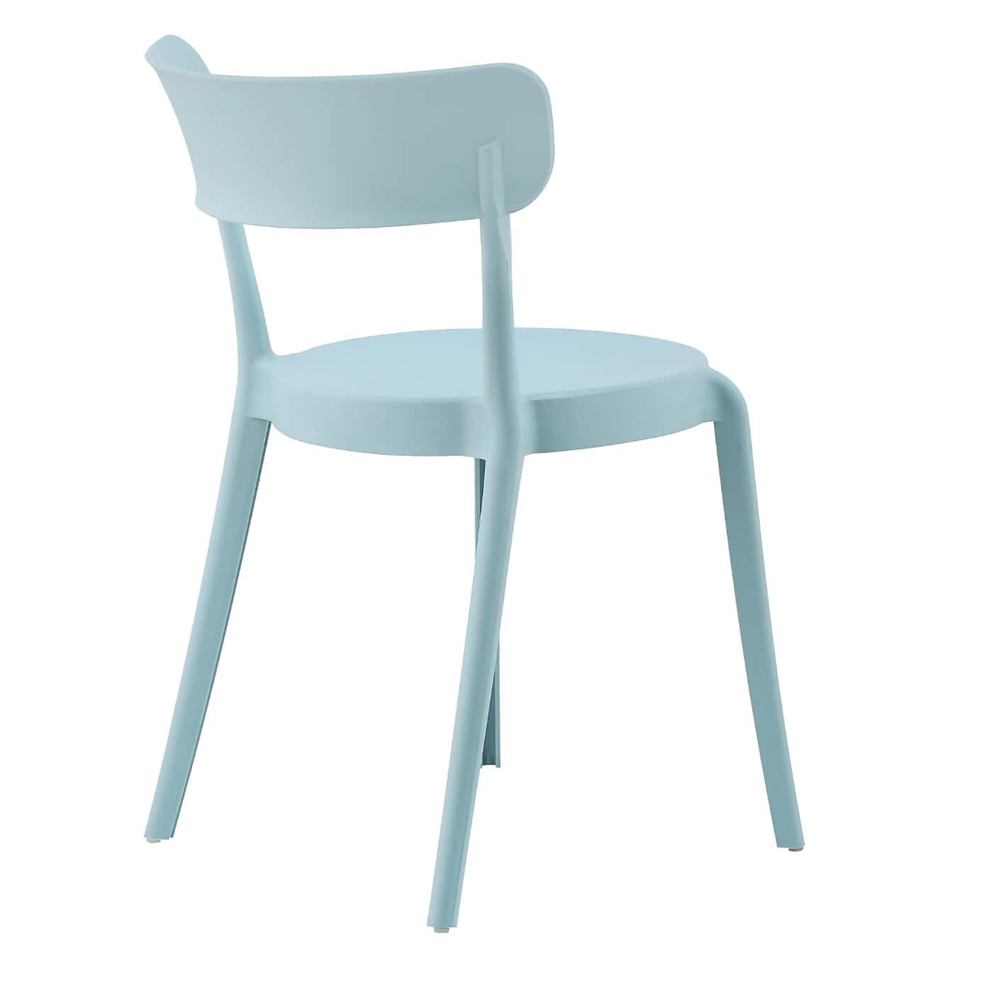 Fusion Living Plastic Bistro Dining Chair