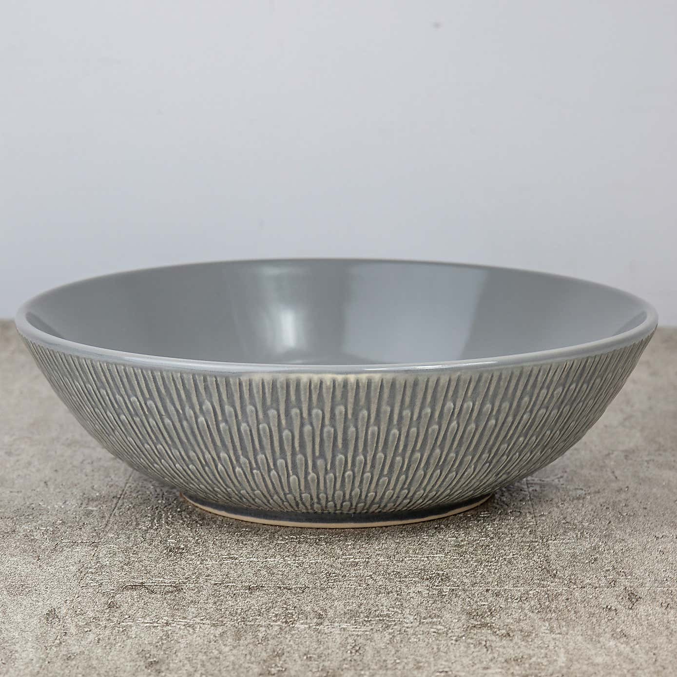 Zen Grey Serving Bowl