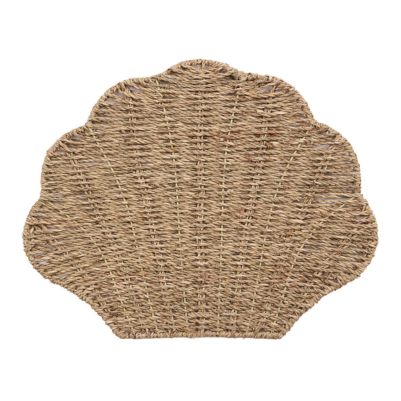 Set of 2 Woven Shell Placemats