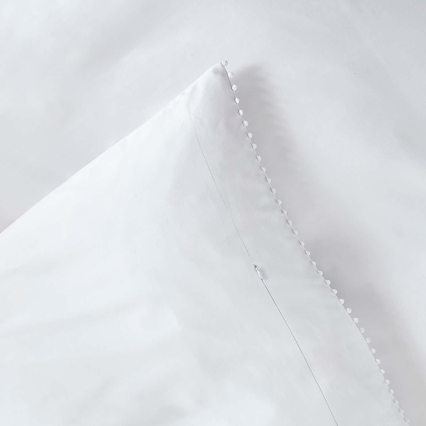 Dorma Purity Nimes 100% Cotton Oxford Pillowcase Pair