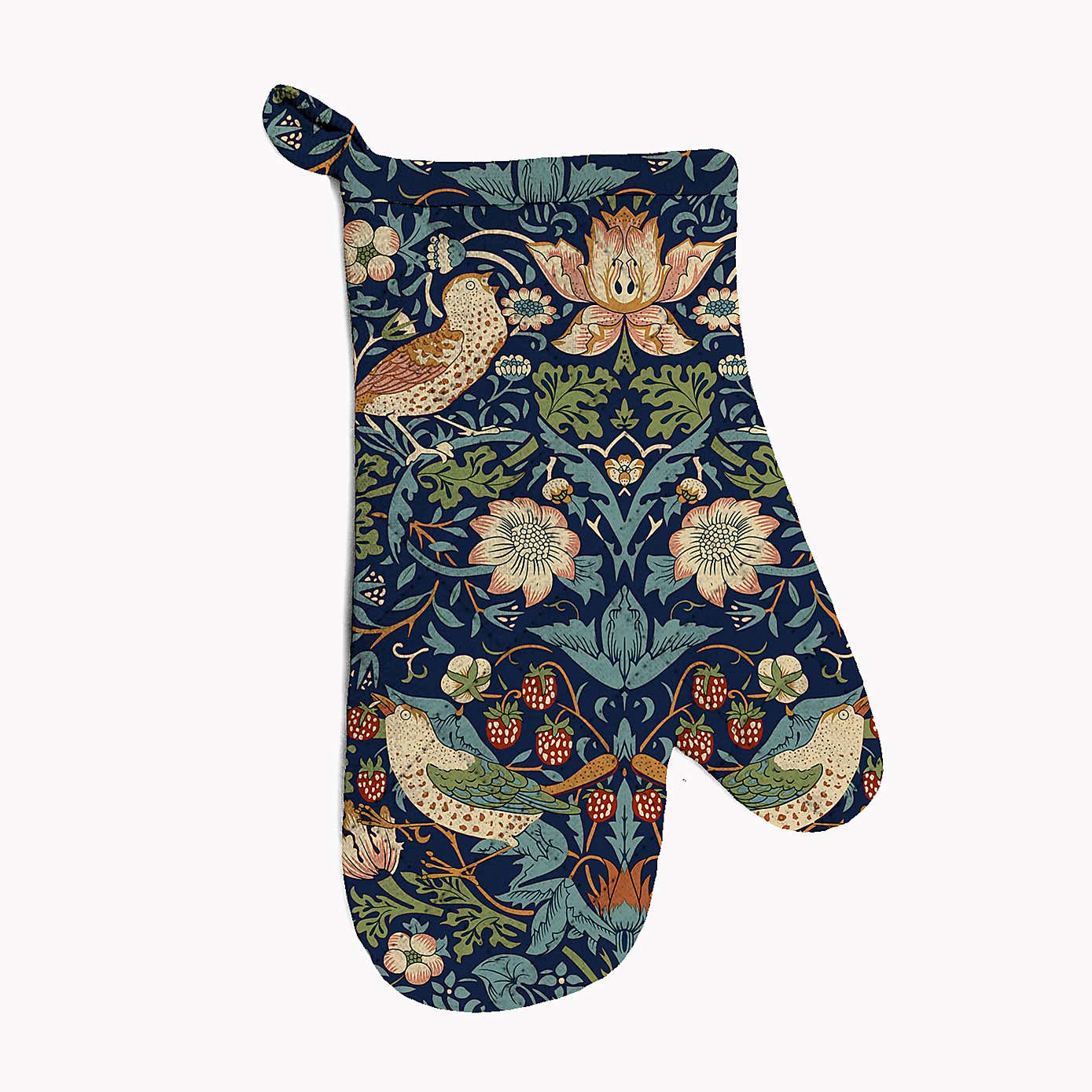 William Morris Strawberry Thief Oven Mitt
