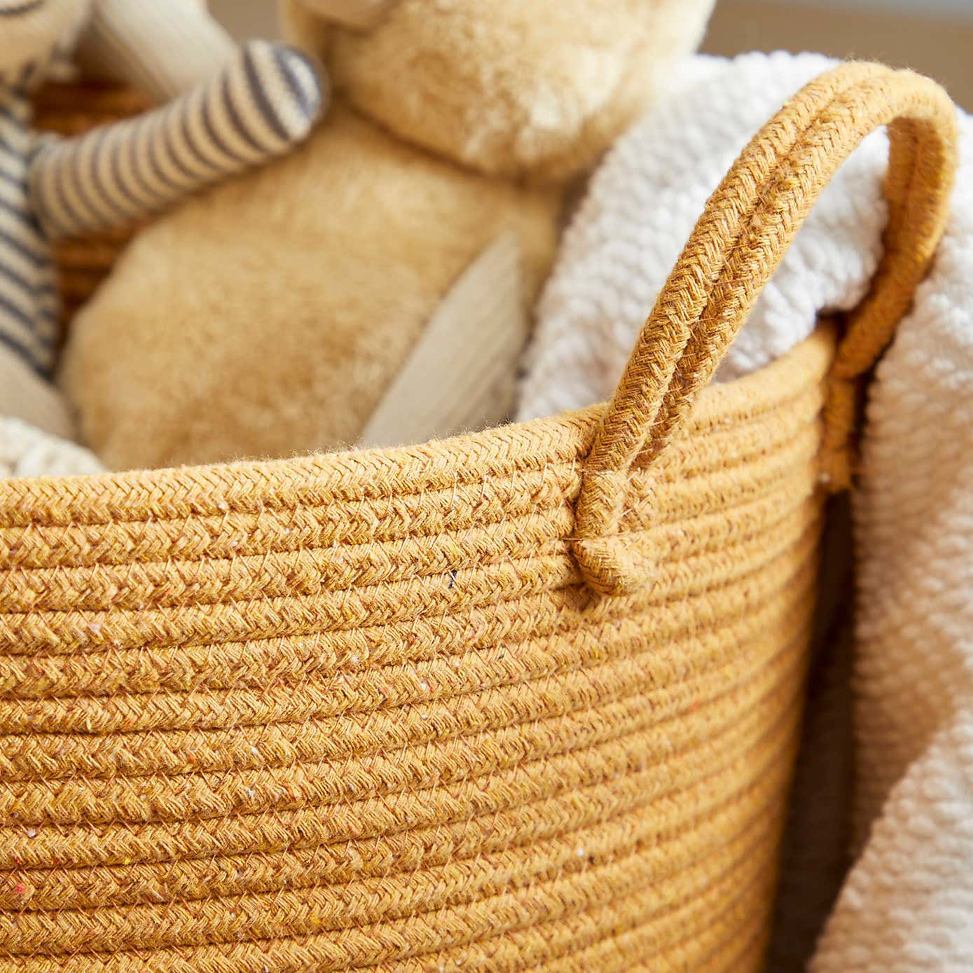 Large Cotton Rope Basket