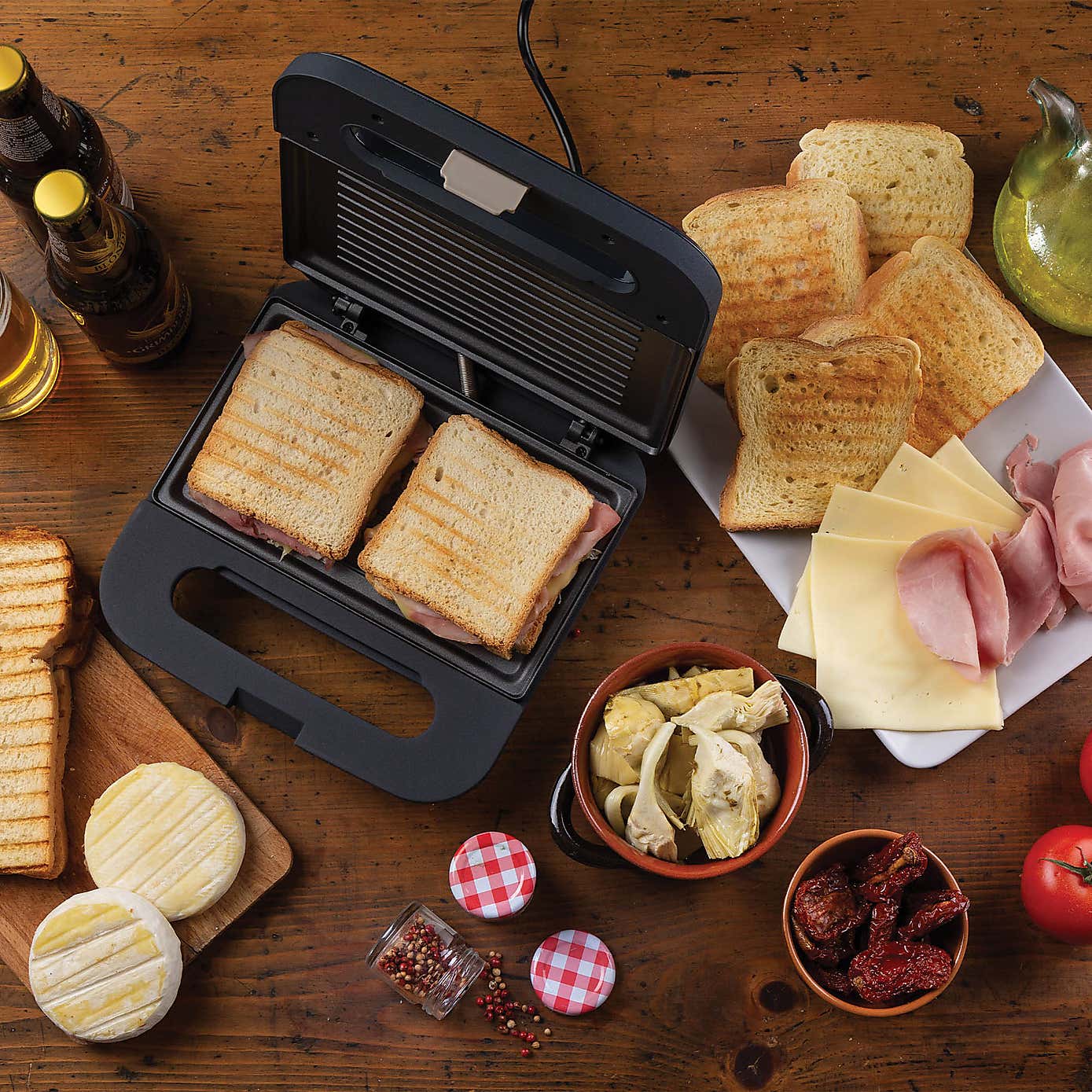 Ariete Breakfast Line Dark Grey Sandwich Maker