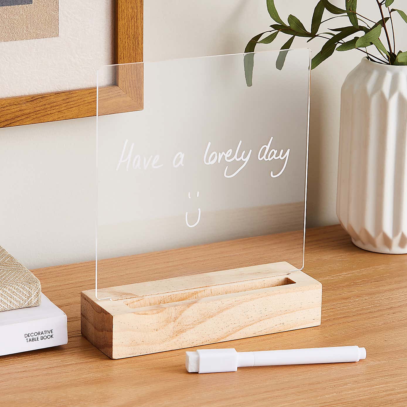 Write on Neon Table Lamp