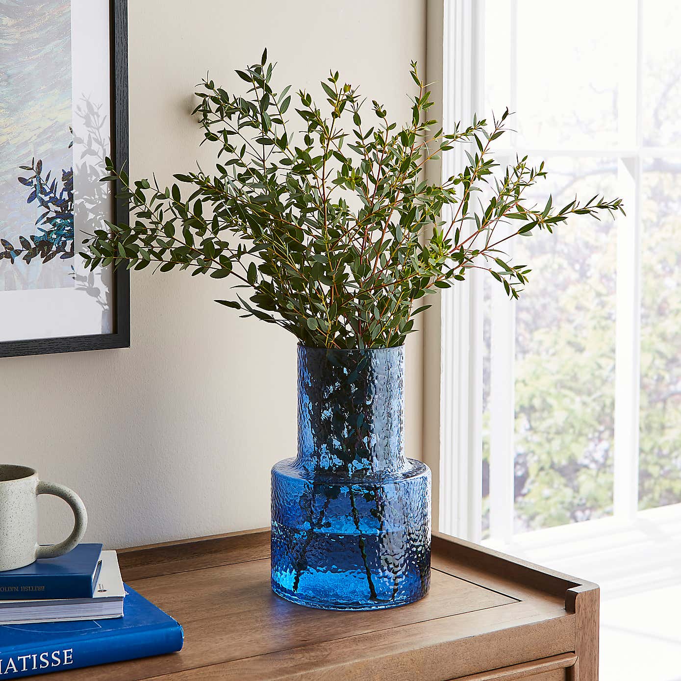 Glass Floor Vase
