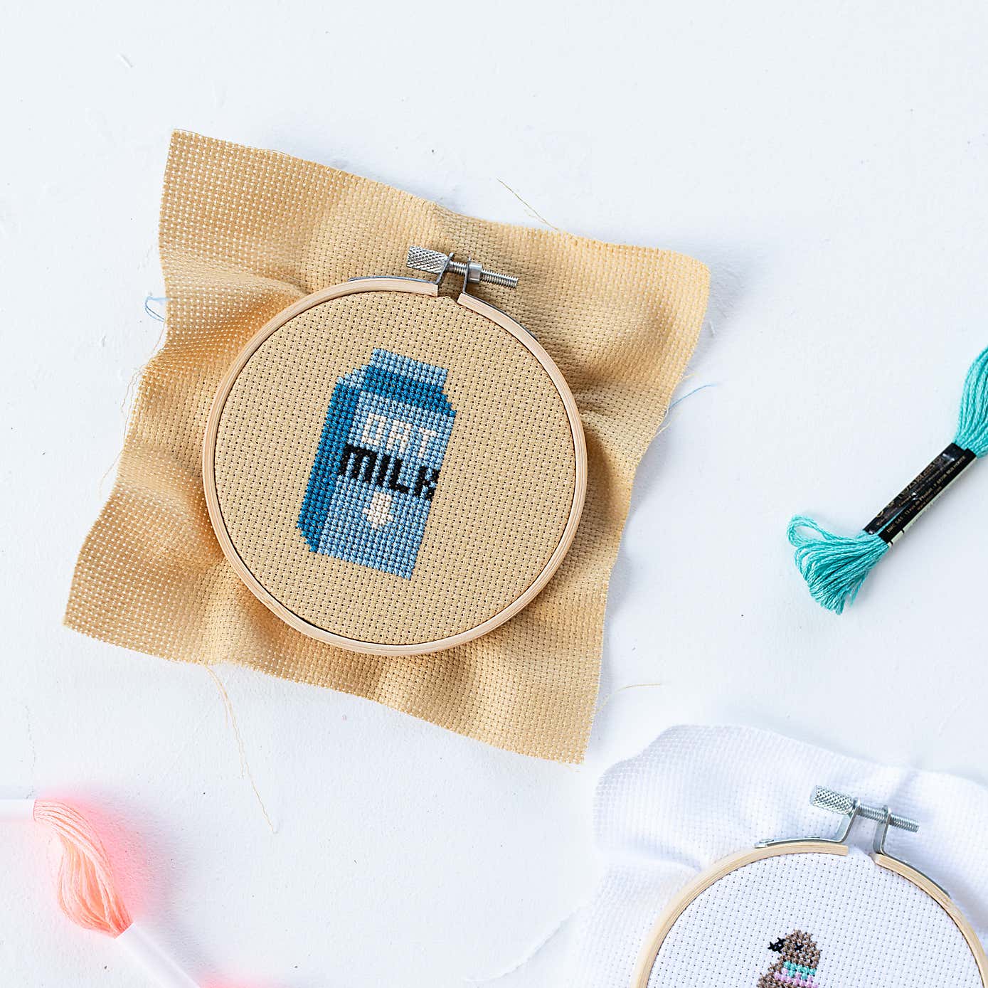 Cotton Clara Oatmilk Cross Stitch Kit