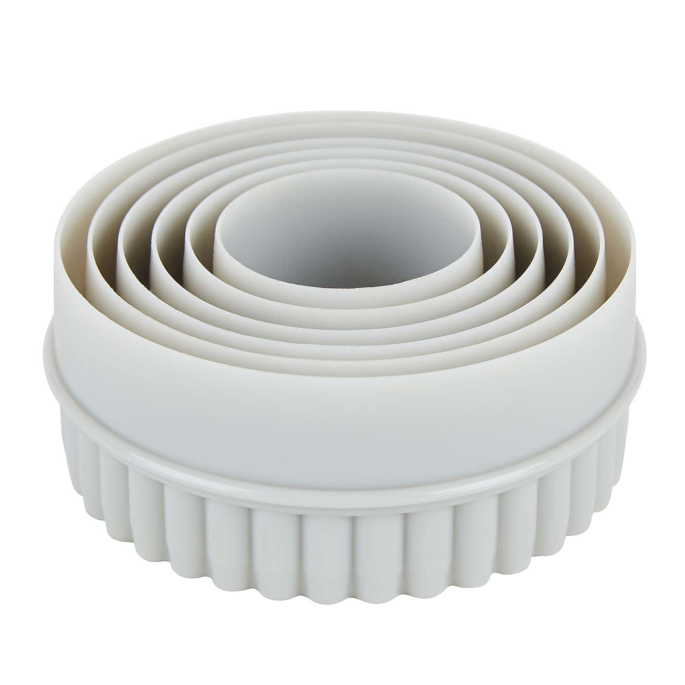 Dunelm Set of 6 Round Cookie Cutters