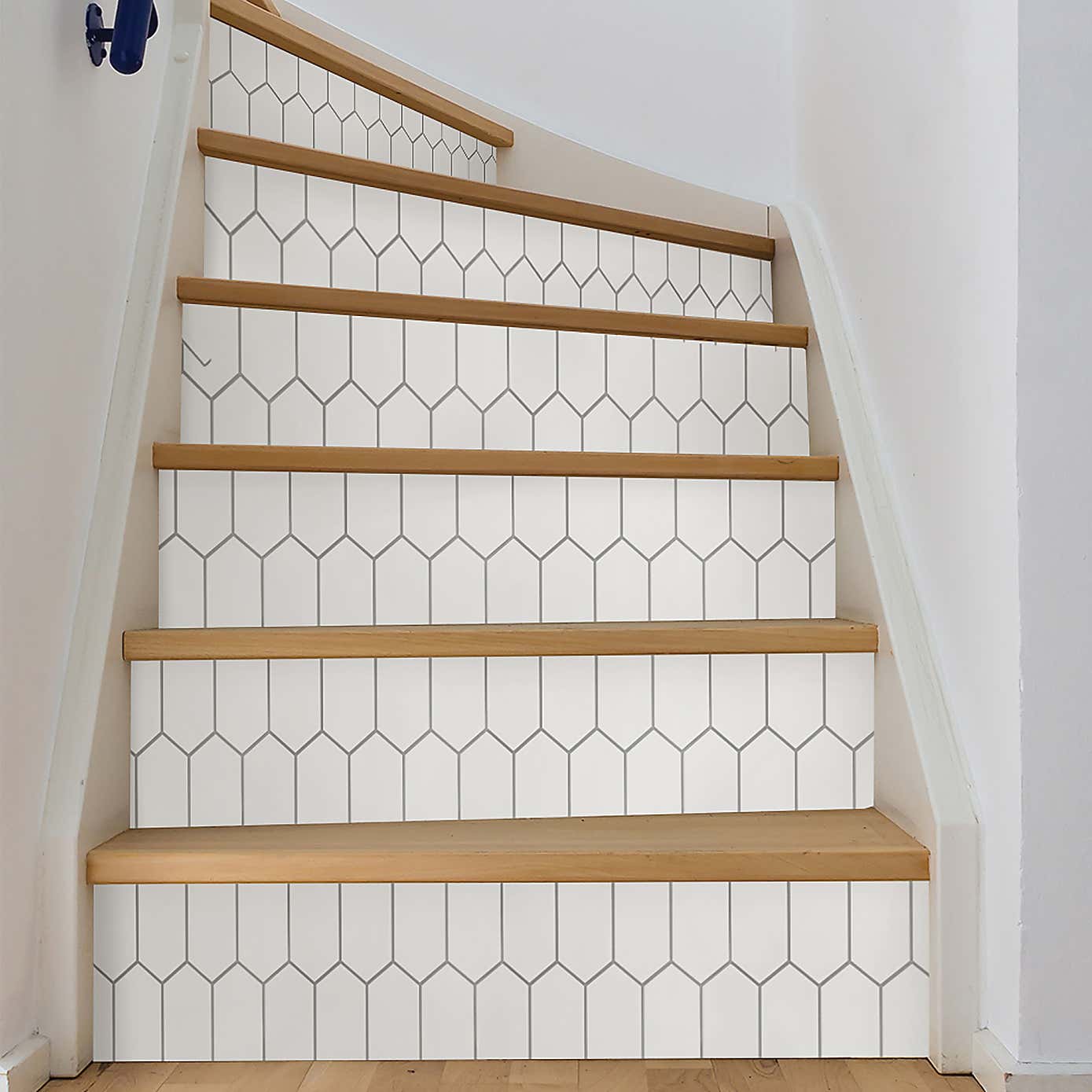 InHome Self Adhesive Backsplash White Tiles