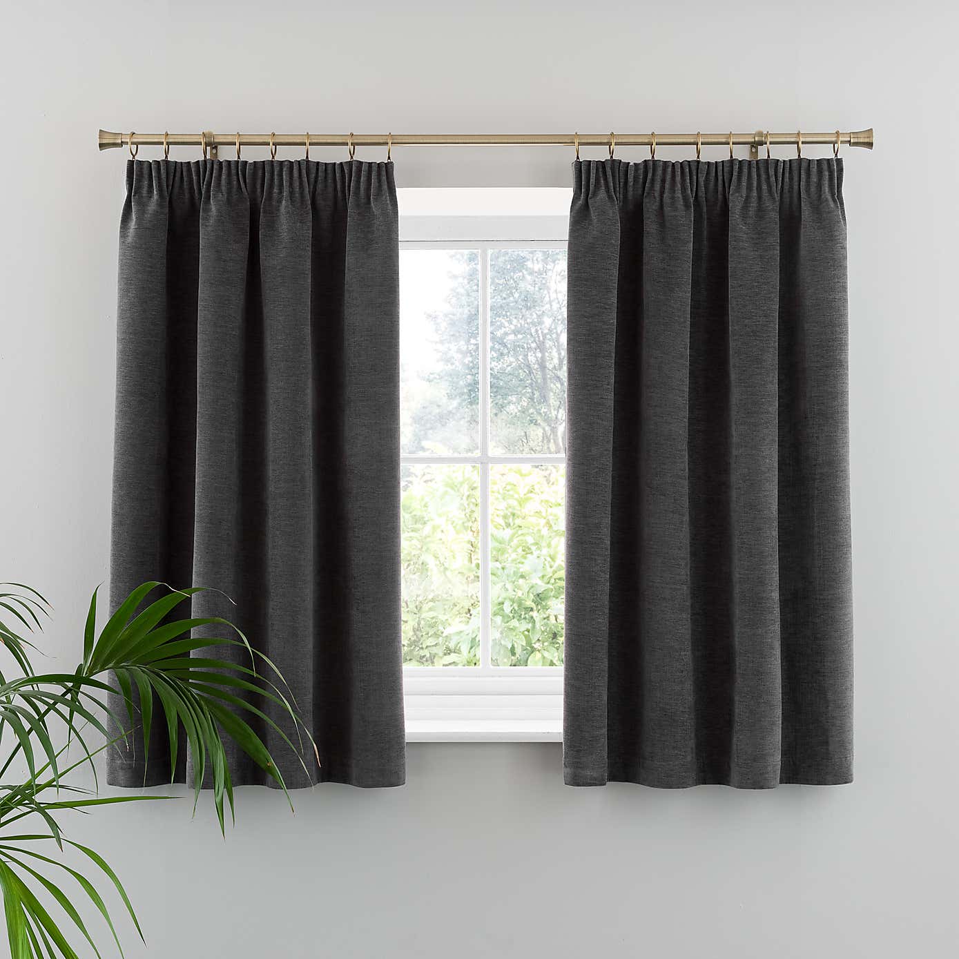Genoa Chenille Blackout Pencil Pleat Curtains
