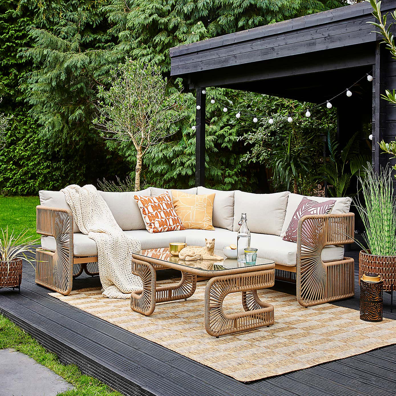 Amazonia Rope Corner Sofa Set