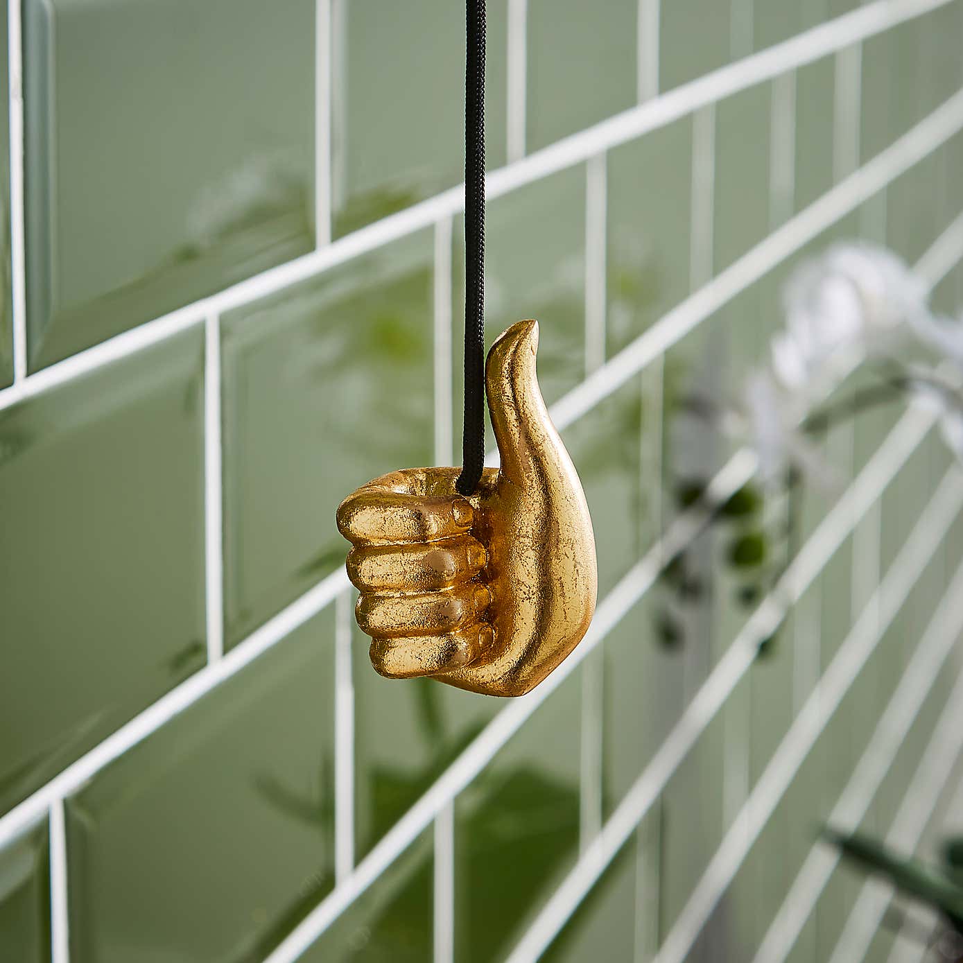 Brass Hand Bathroom Accessories Set